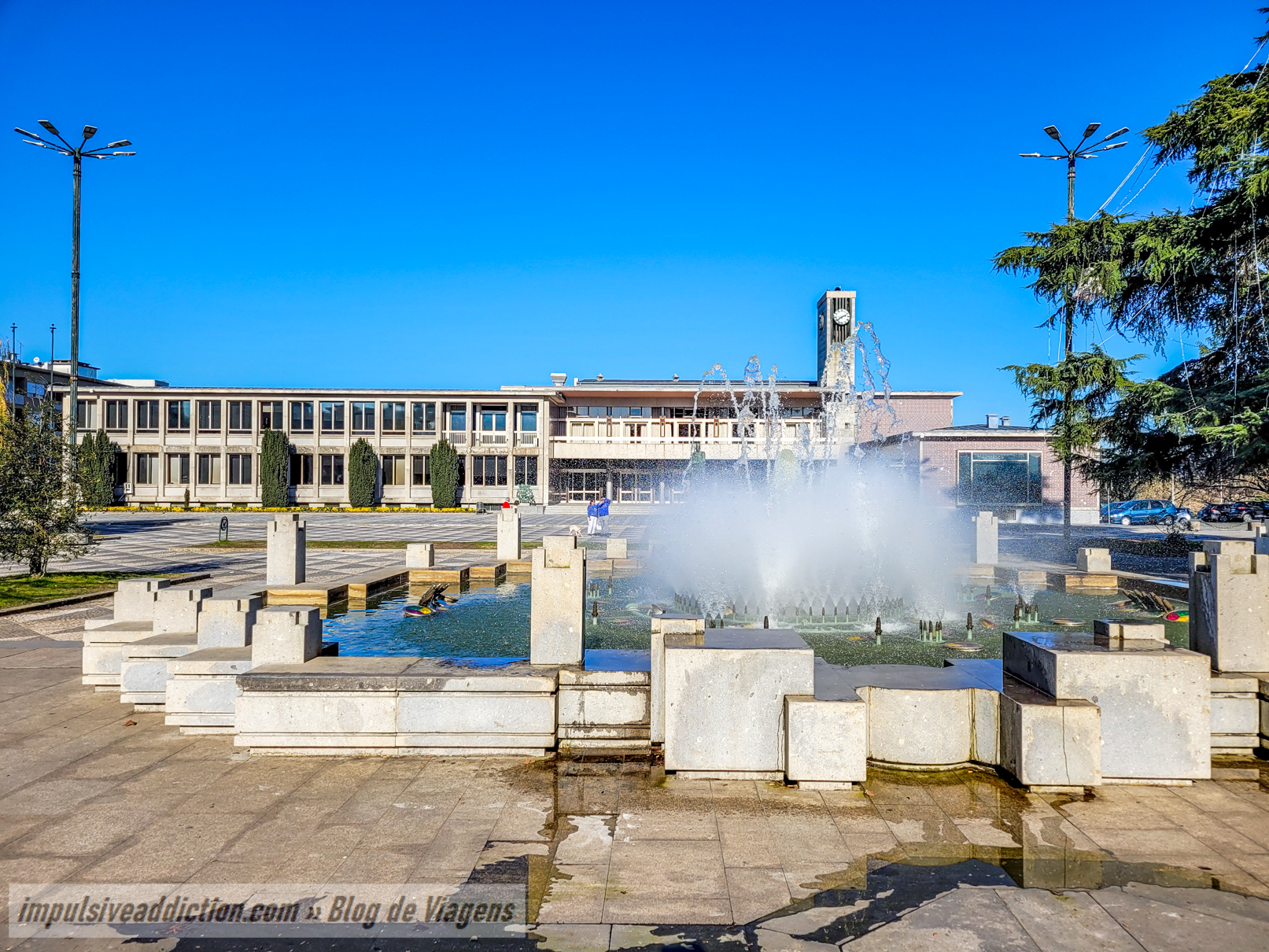 Praça 25 de Abril ao visitar Santo Tirso