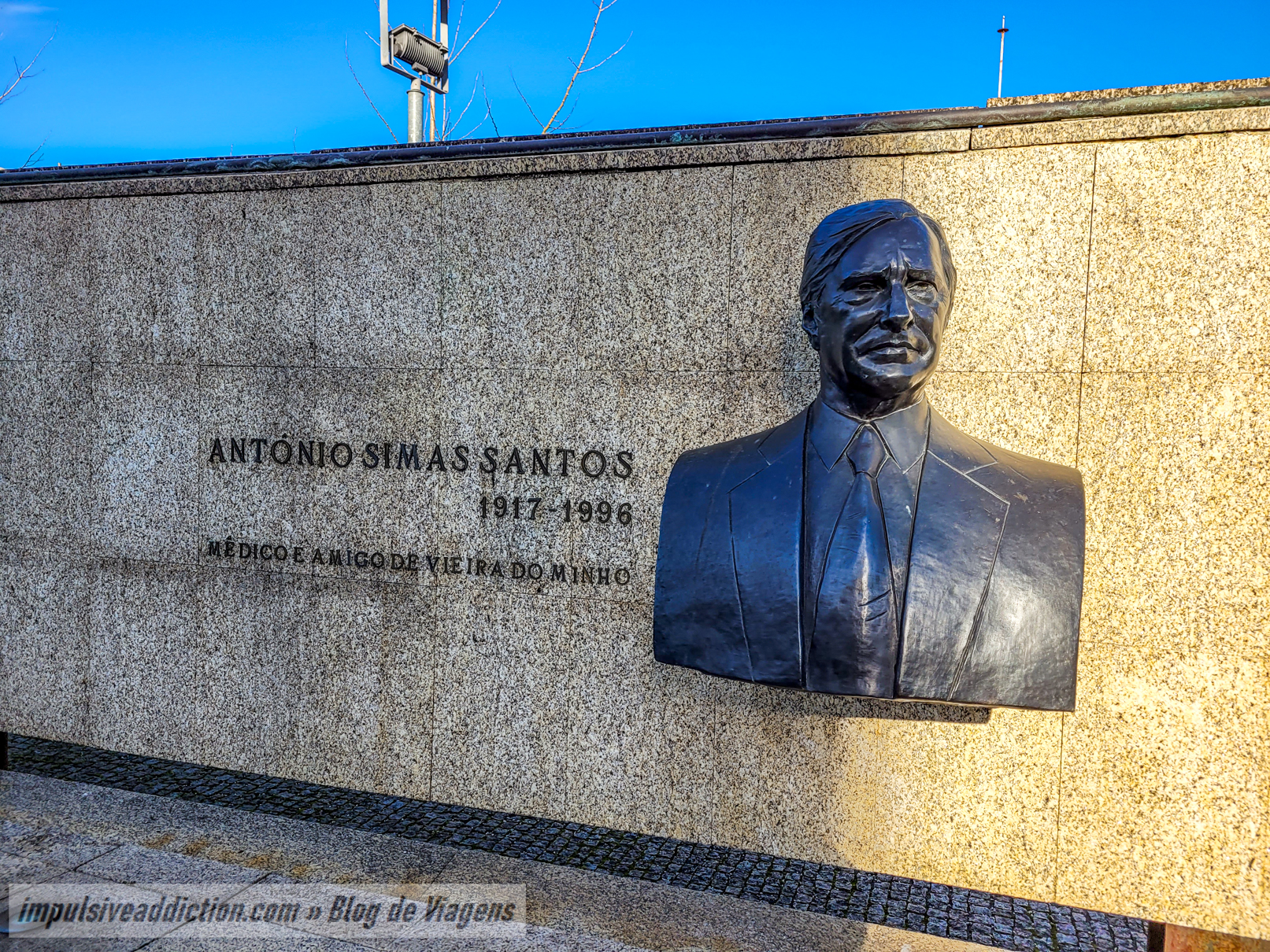 Praça Doutor Simas Santos ao visitar Vieira do Minho