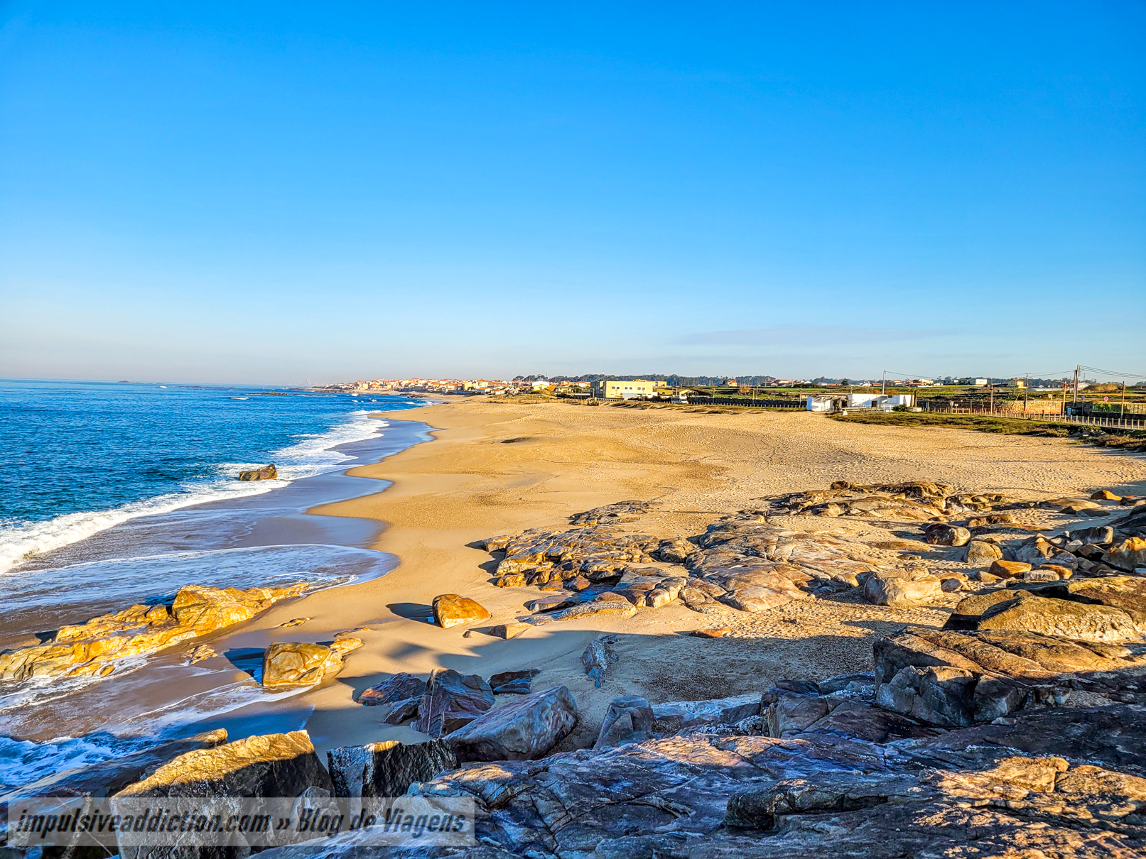 Praia de São Paio em Vila do Conde