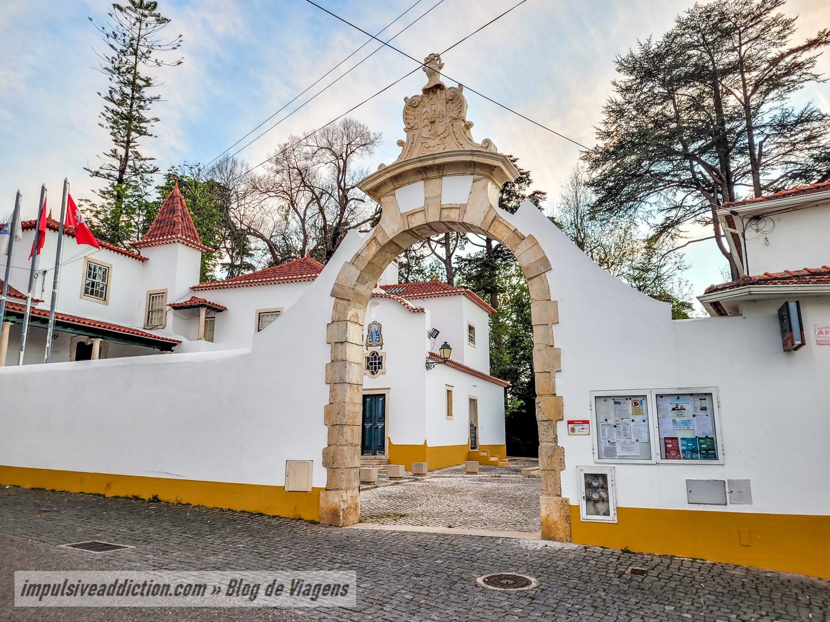 Entrada para o Jardim Visconde da Barreira