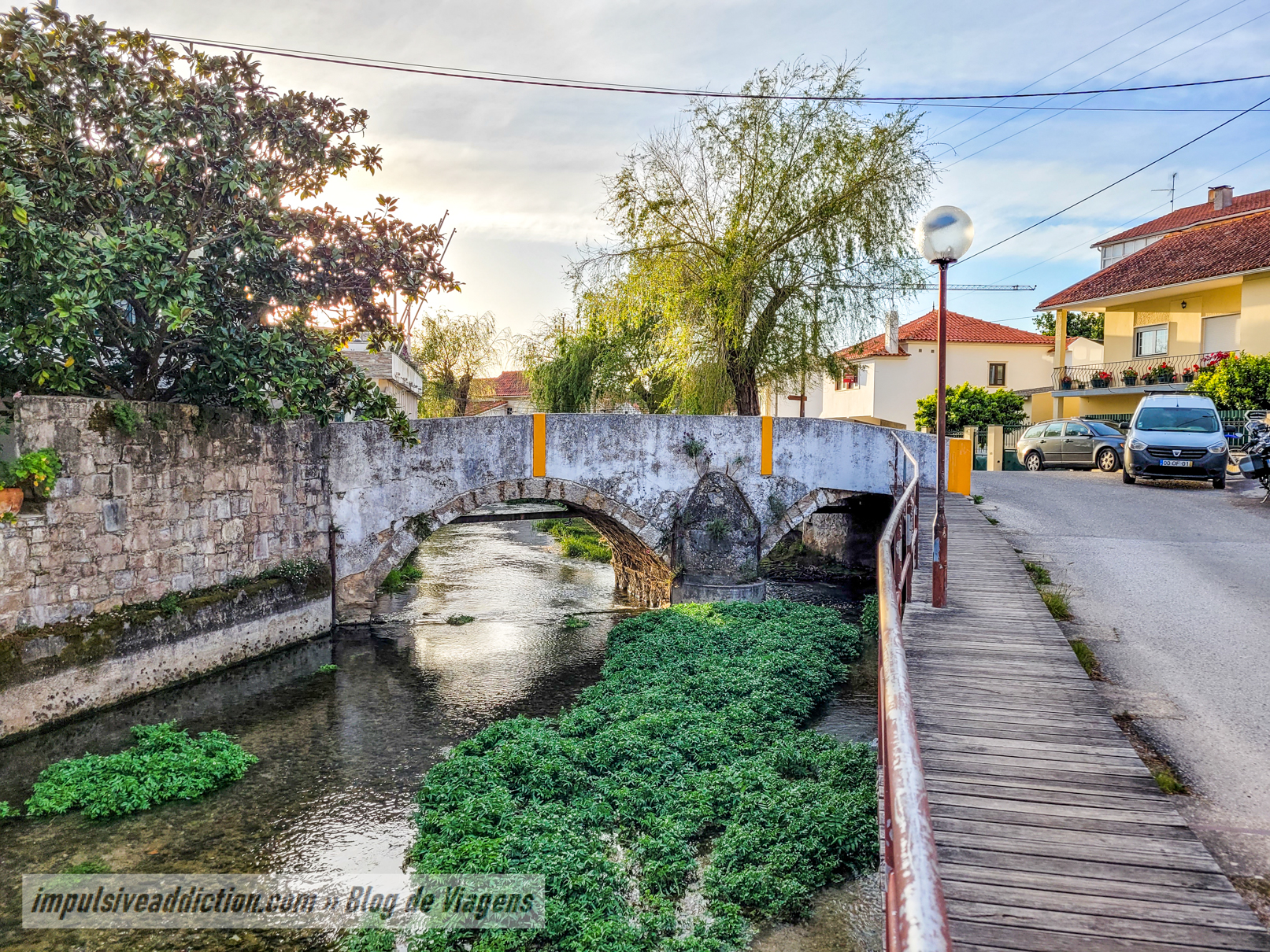 Ponte sobre o rio Lis, em Fontes