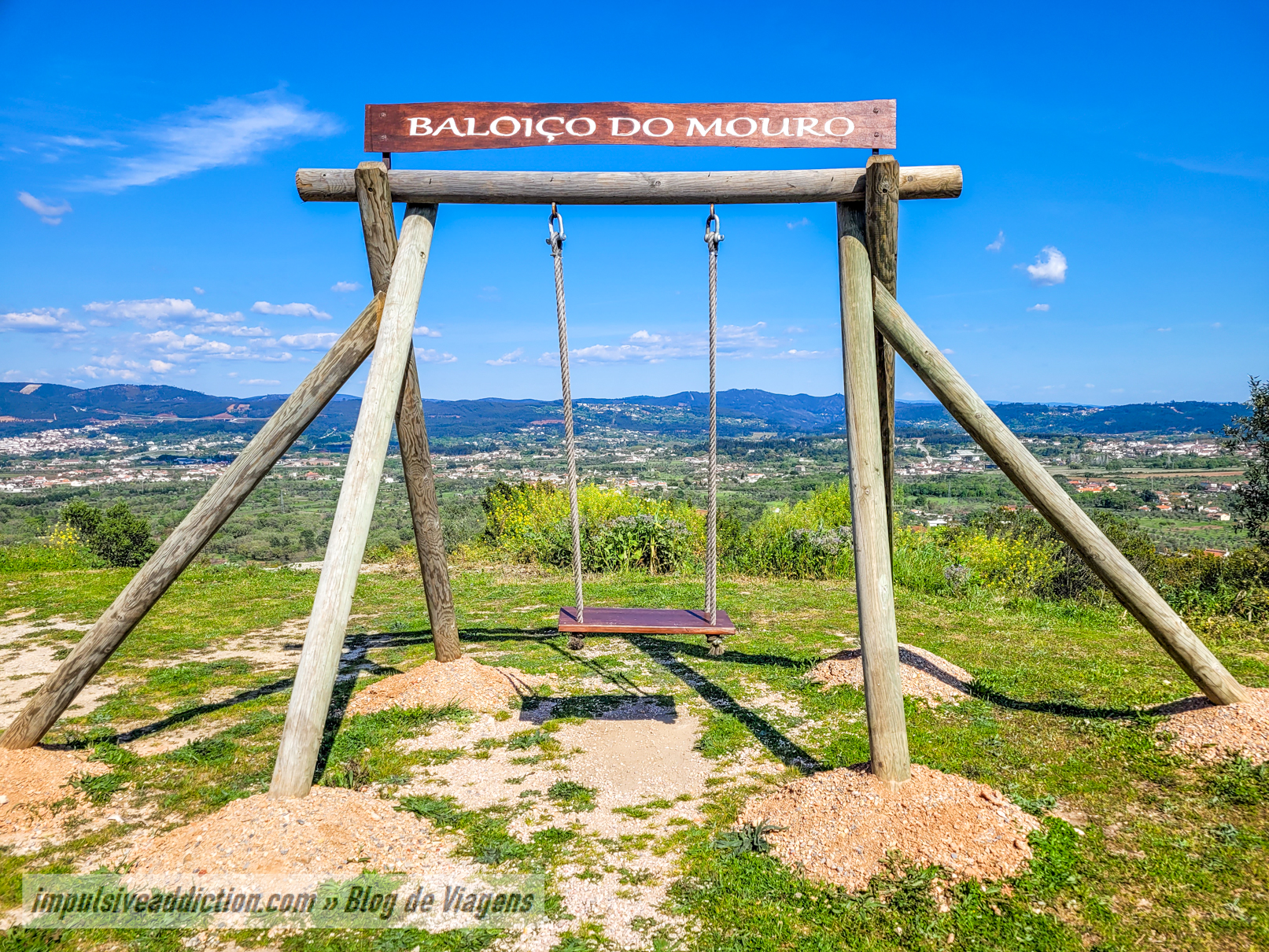 Baloiço do Mouro ao visitar Ansião