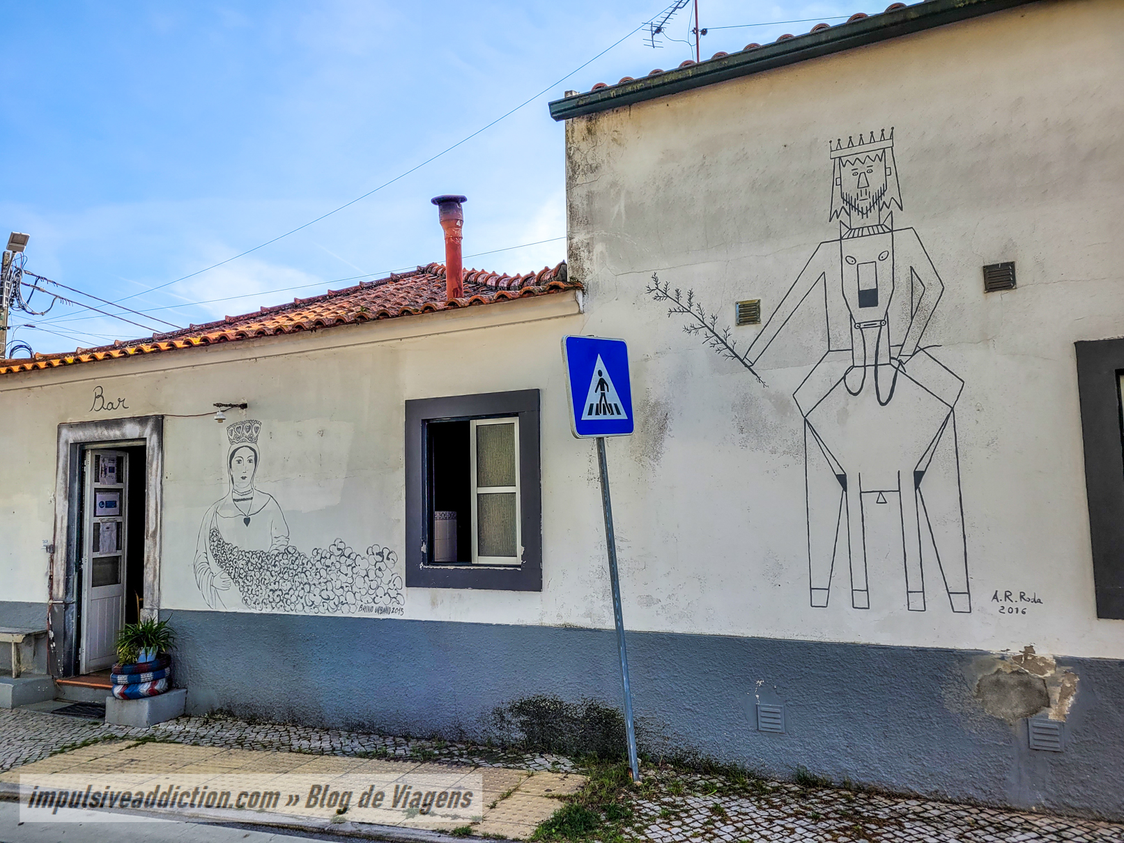 Murais de Arte Urbana do Bar Milagre da Rainha