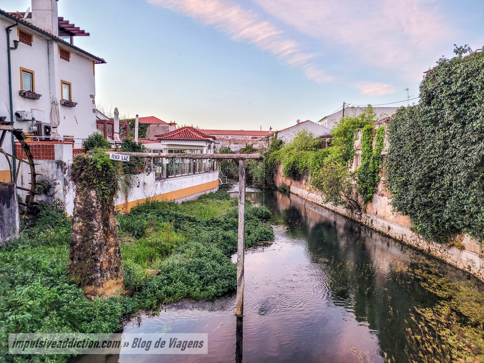 Rio Lis junto da Casa da Nora