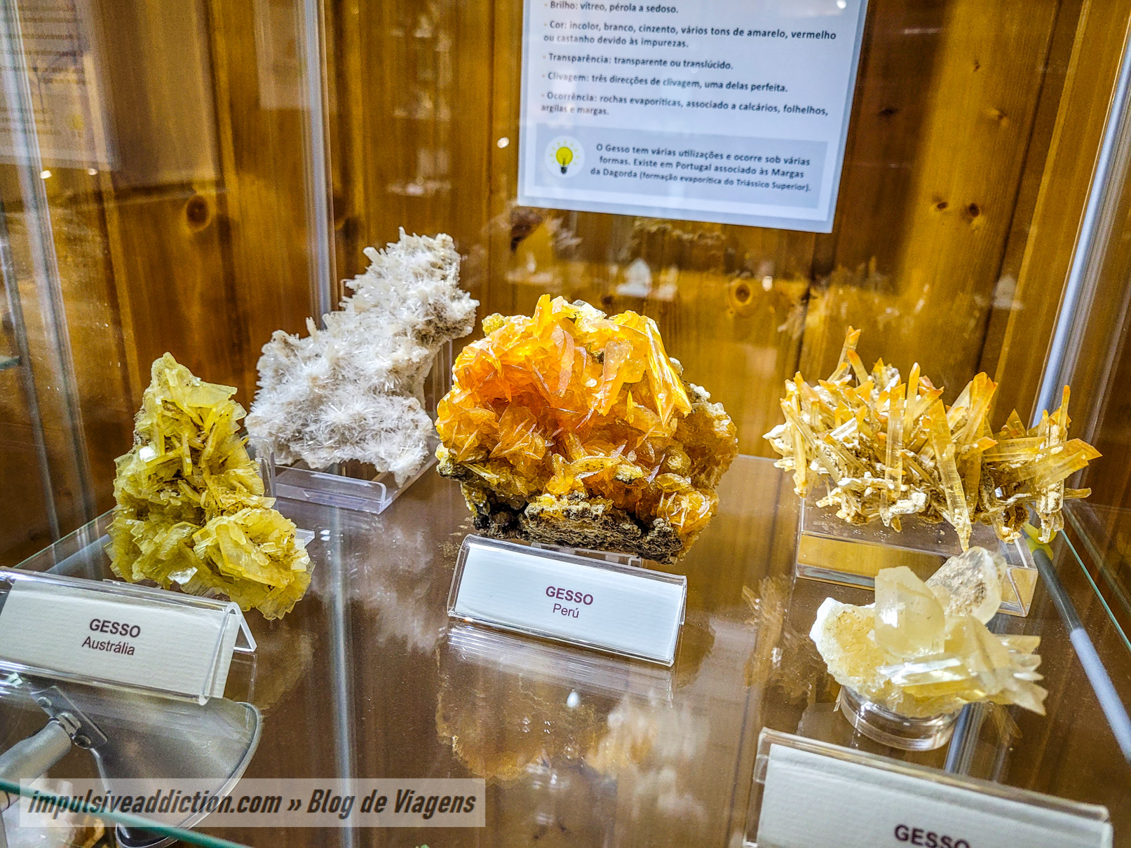 Exhibition of minerals from the Coin Caves