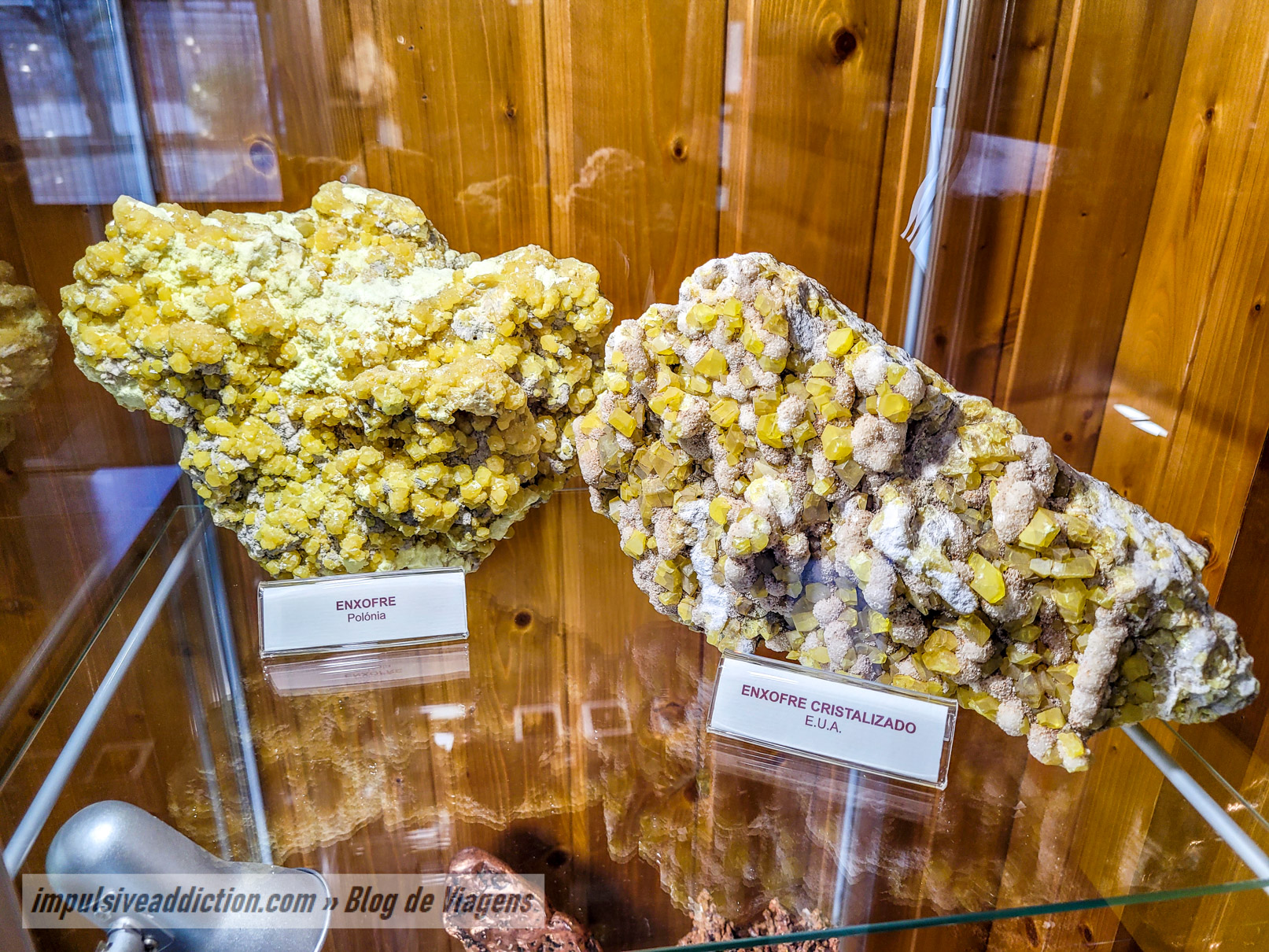Exhibition of minerals from the Coin Caves