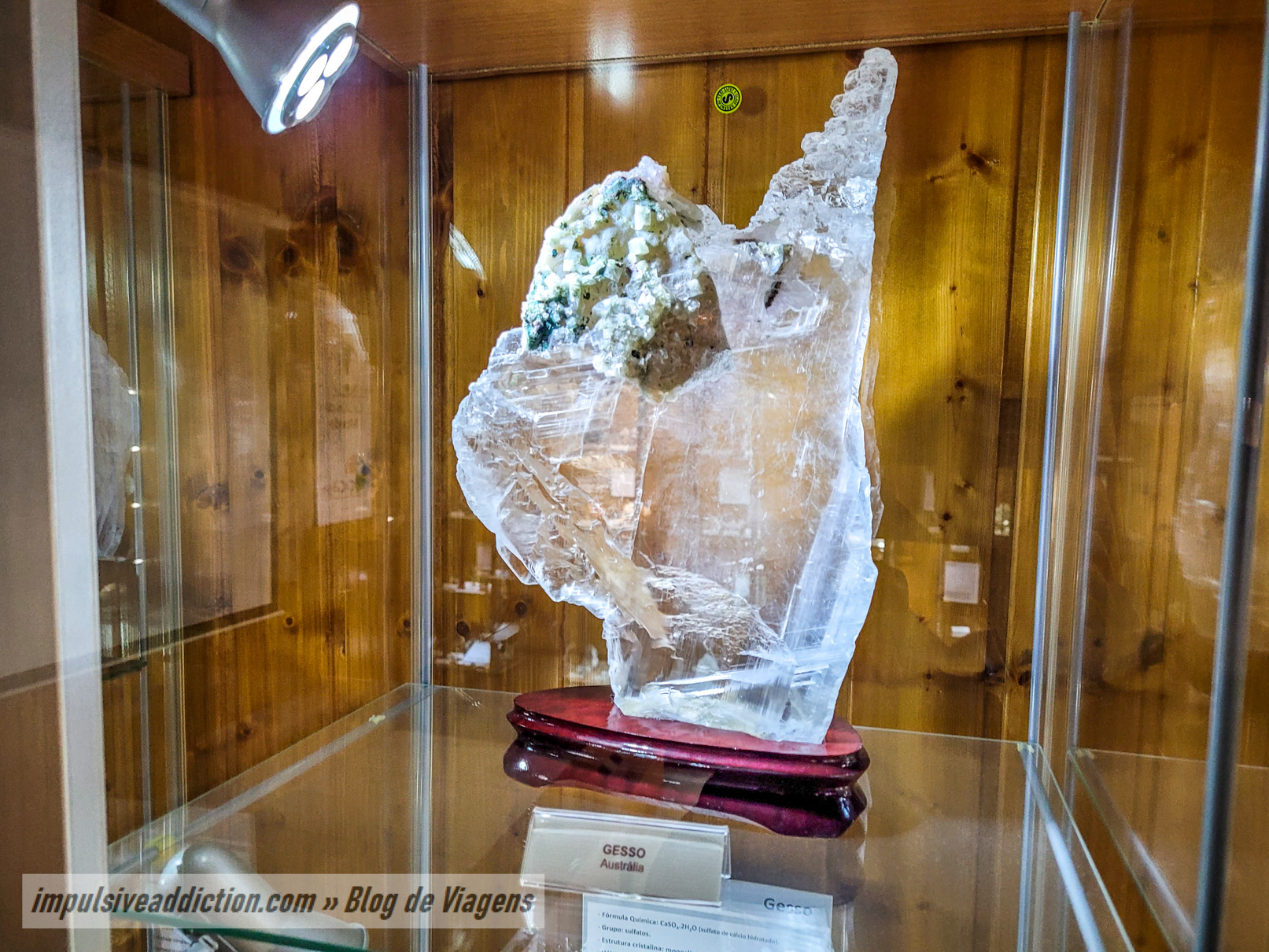 Exhibition of minerals from the Coin Caves