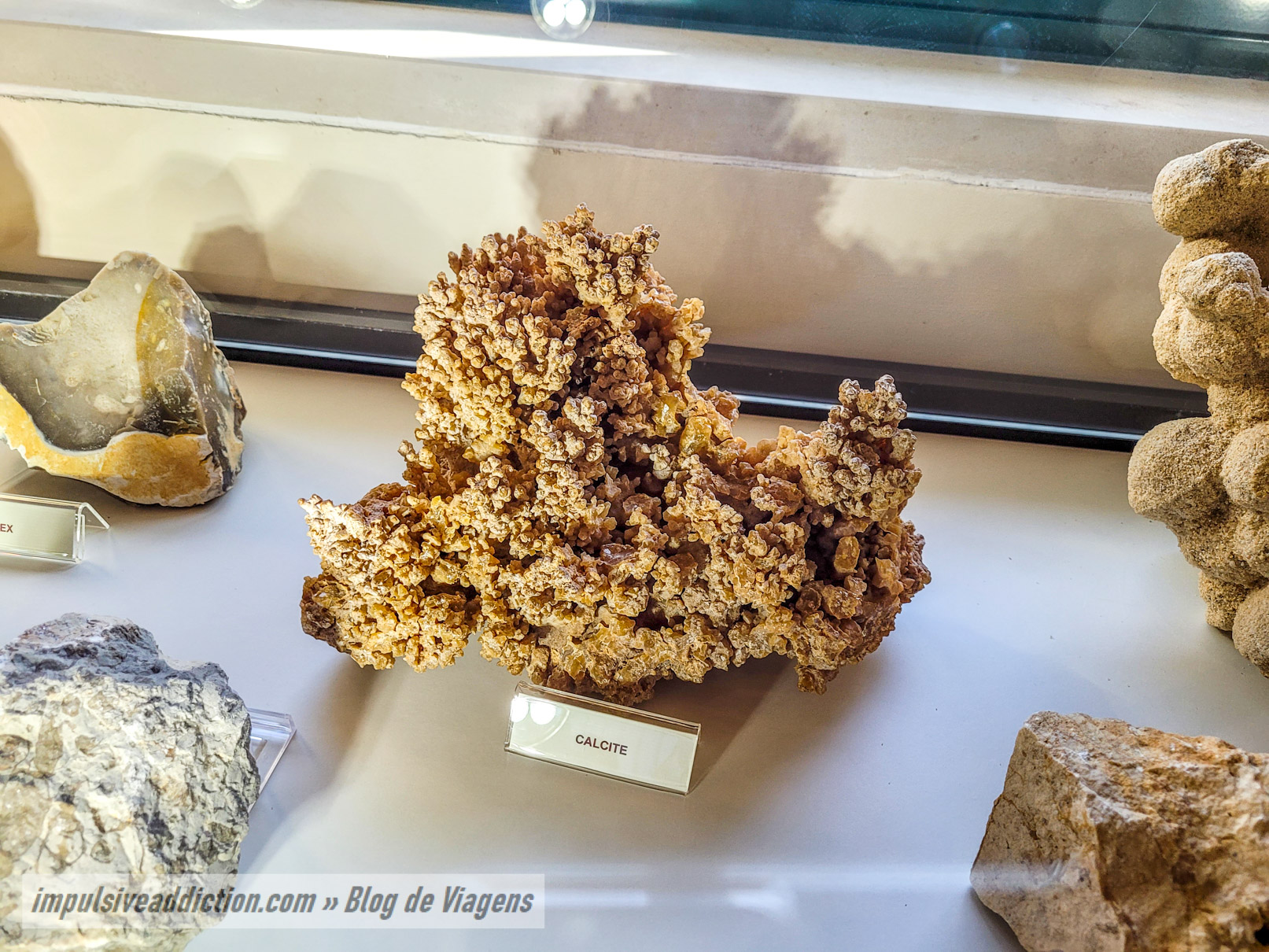 Exhibition of minerals from the Coin Caves