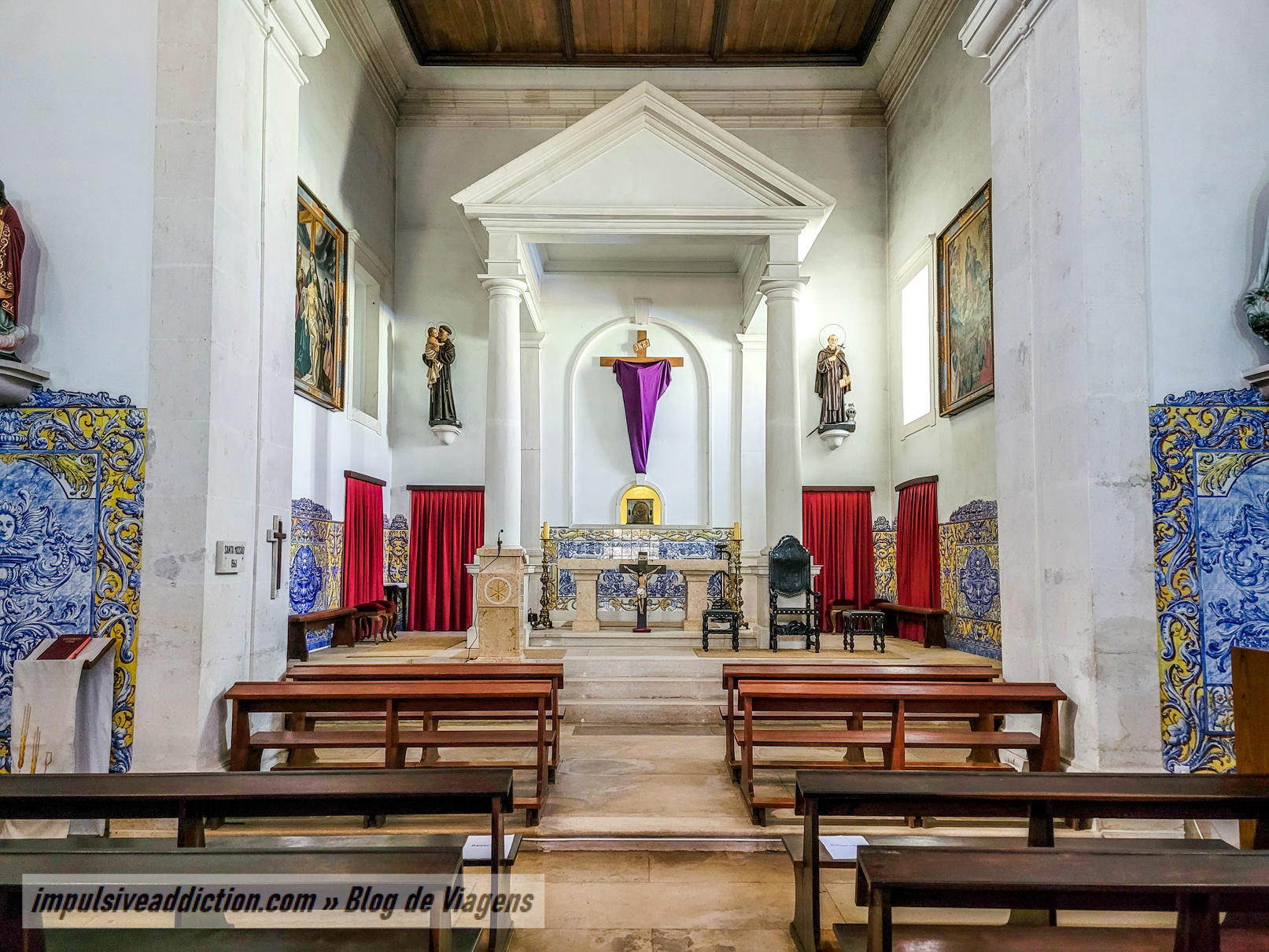 Interior da Igreja de Nossa Senhora da Piedade