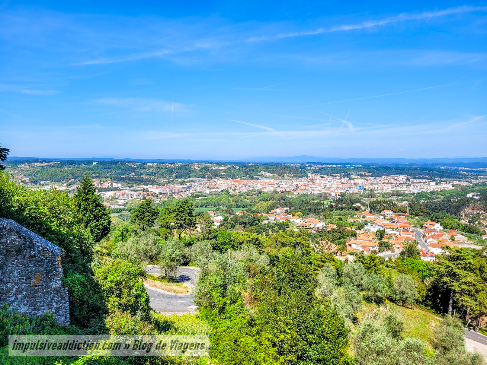 Vista para a cidade de Ourém