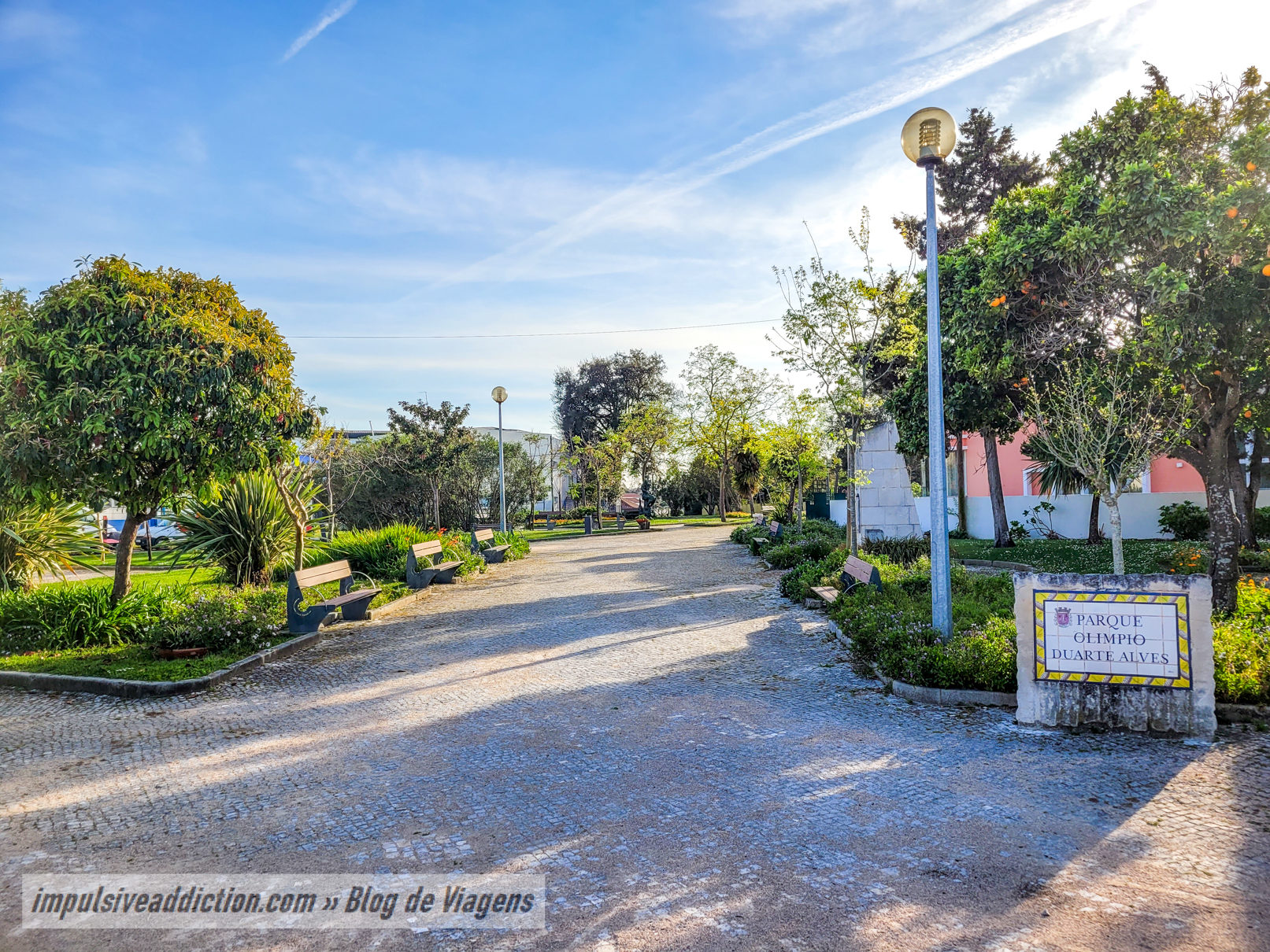 Parque Olimpio Duarte Alves em Monte Real