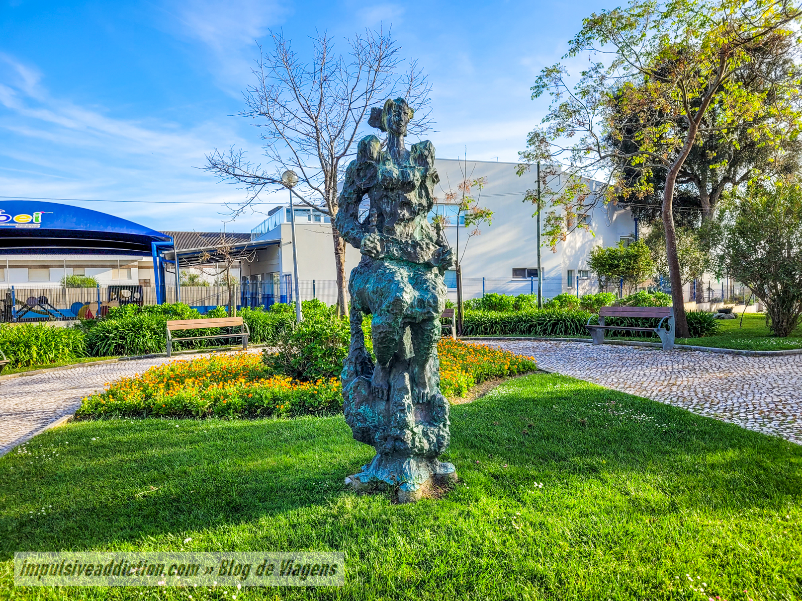 Parque Olimpio Duarte Alves em Monte Real