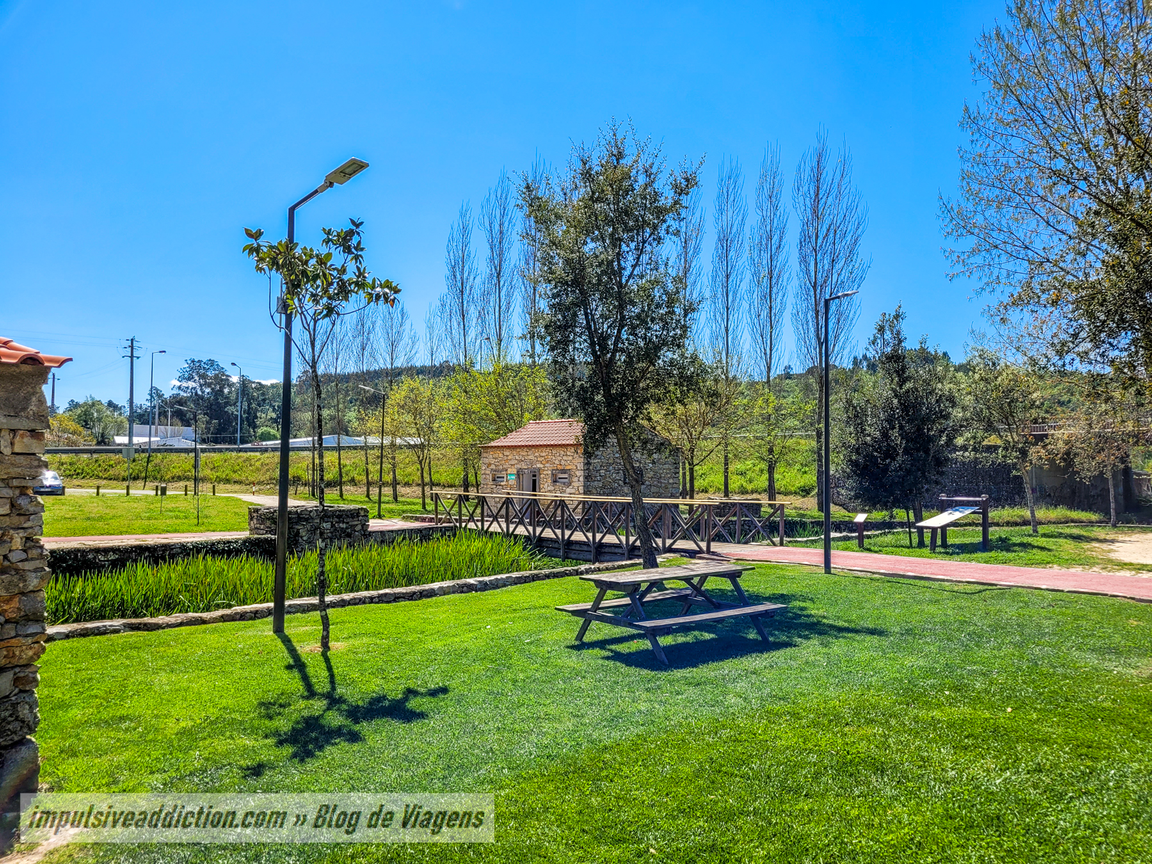 Parque Verde do Rio Nabão ao visitar Ansião