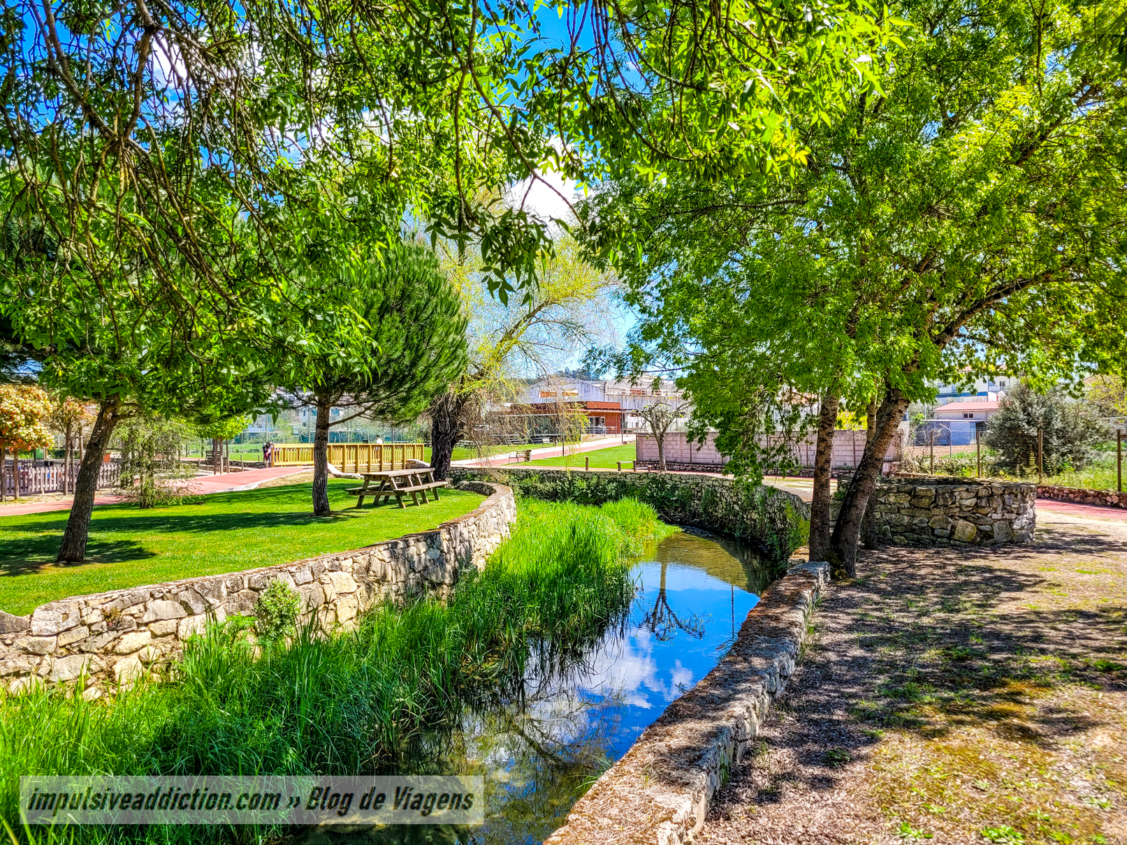 Parque Verde do Rio Nabão ao visitar Ansião