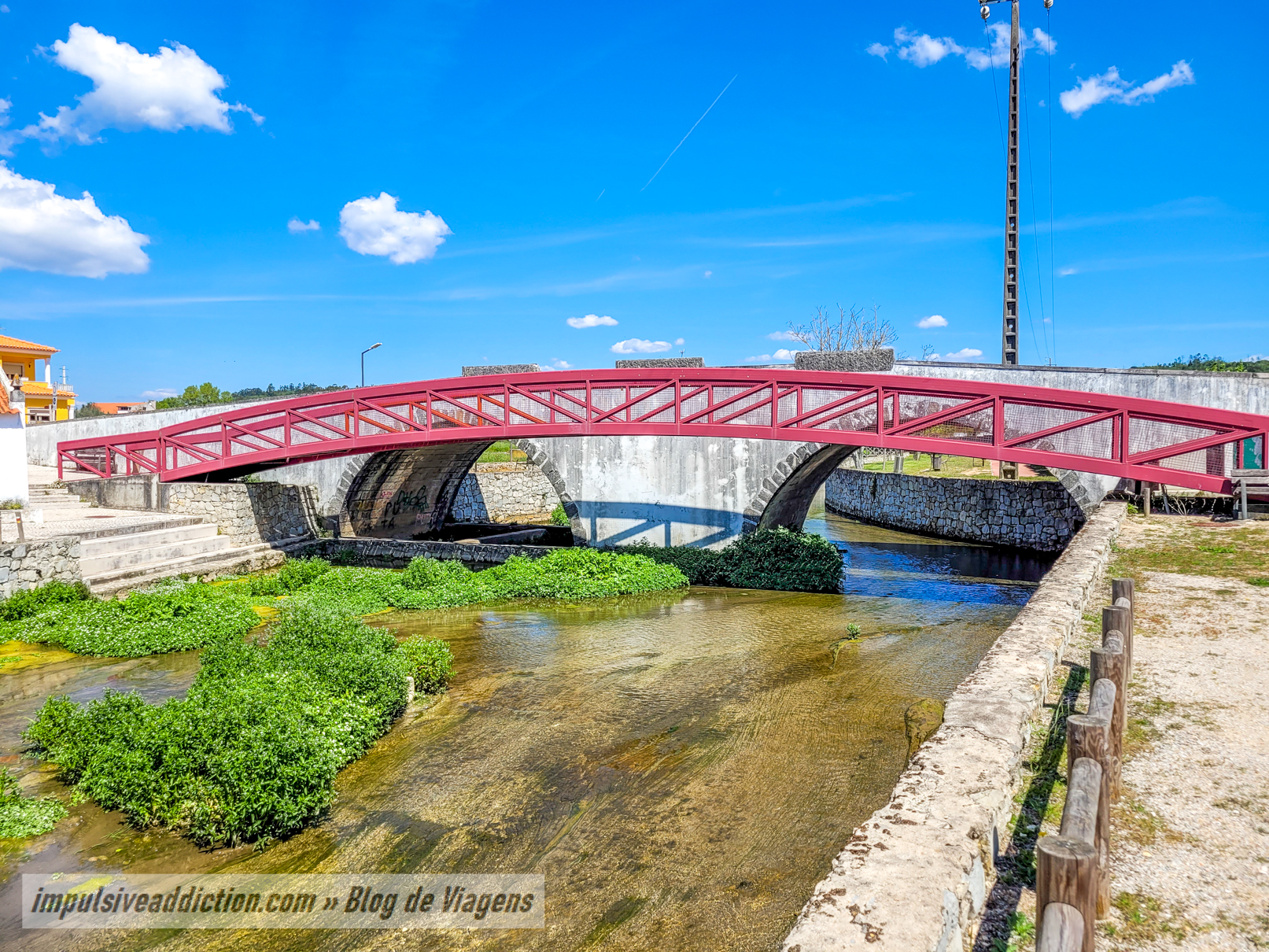 Ponte da Cal ao visitar Ansião