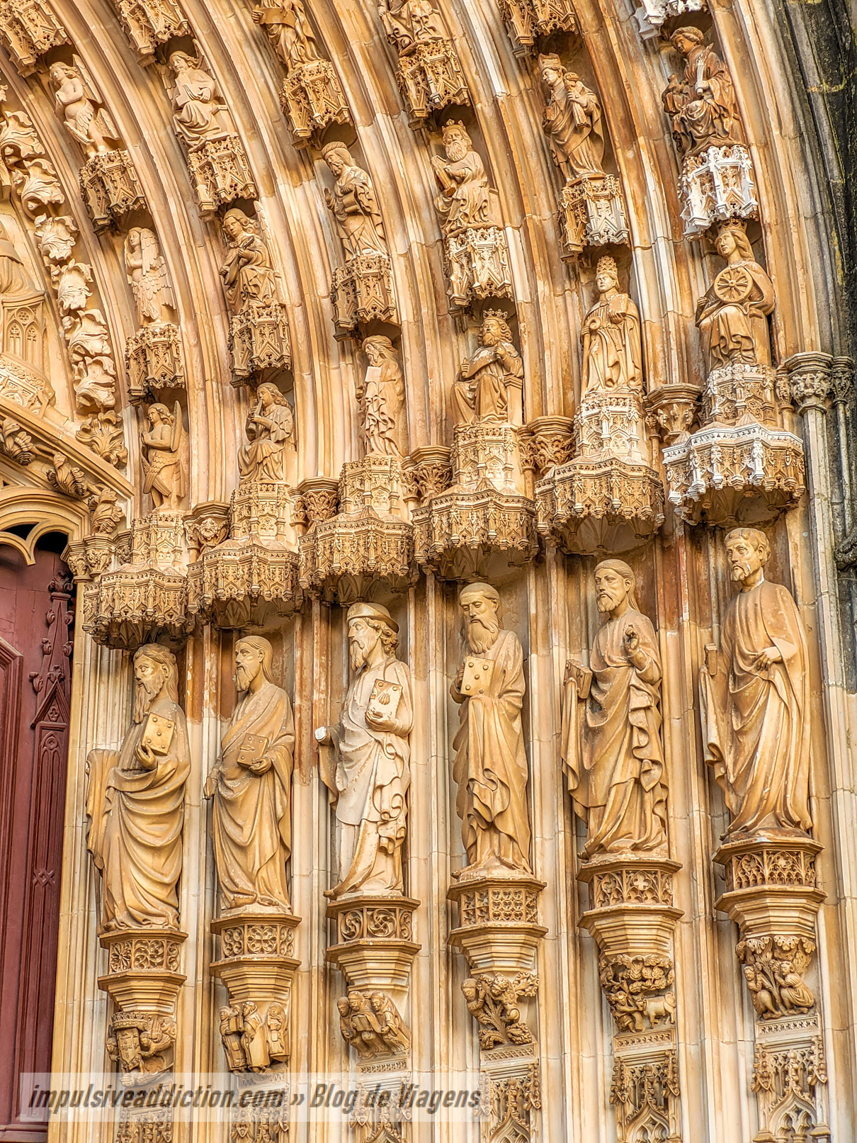 Details of the Main Portico of the Monastery of Batalha