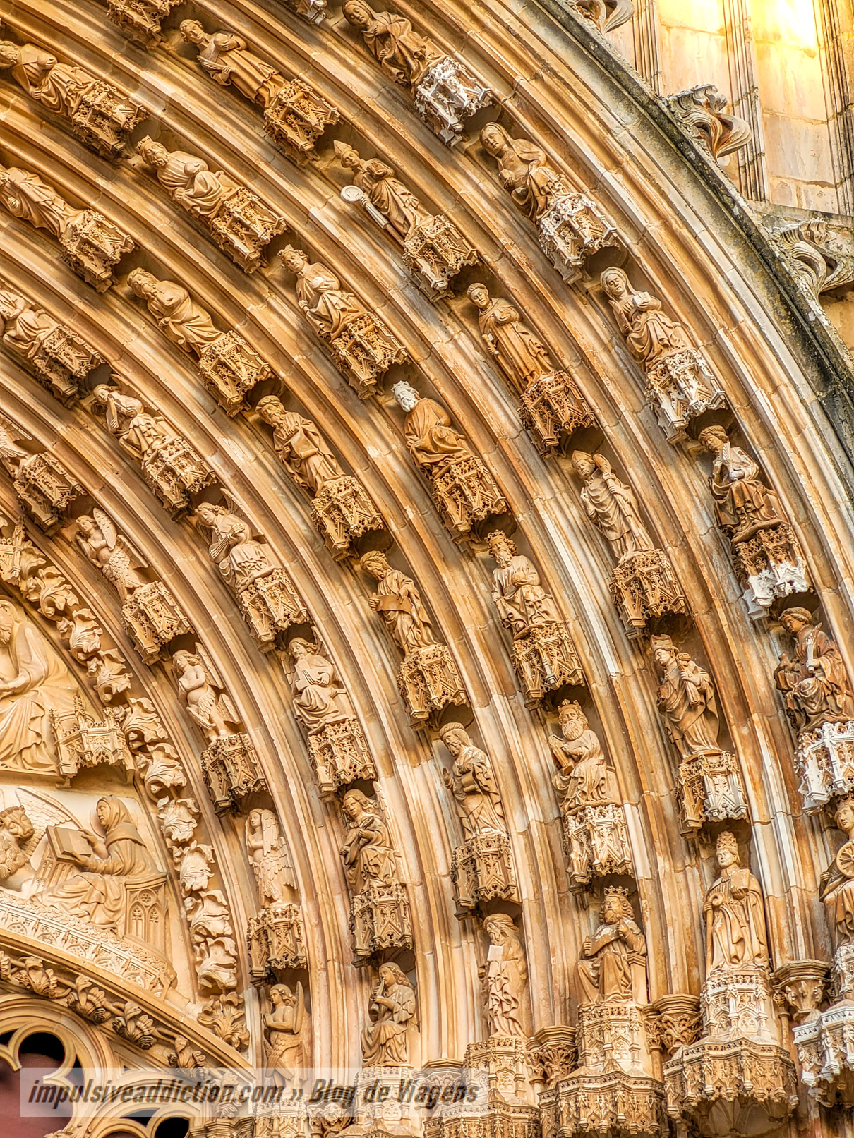 Details of the Main Portico of the Monastery of Batalha