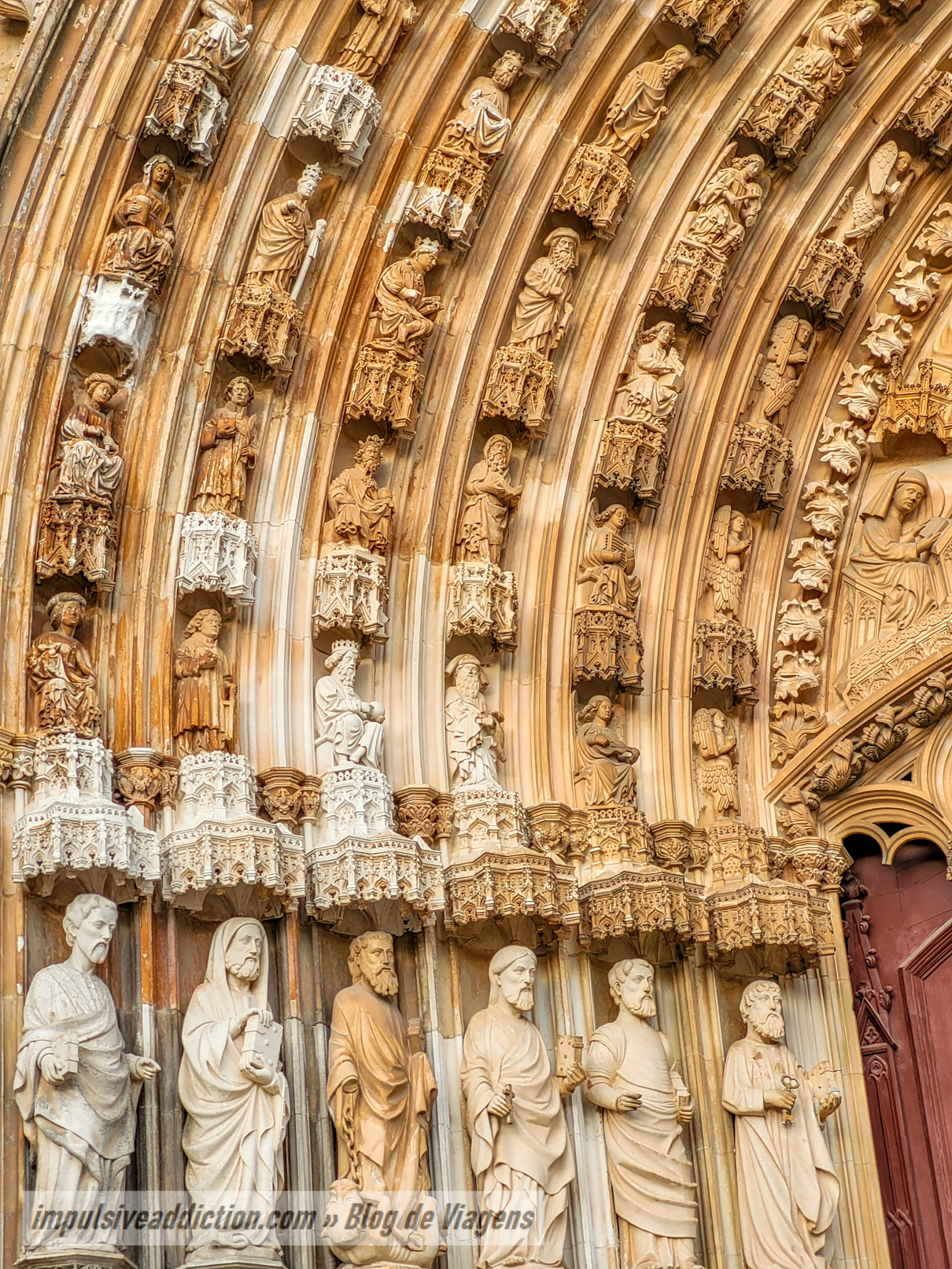 Details of the Main Portico of the Monastery of Batalha