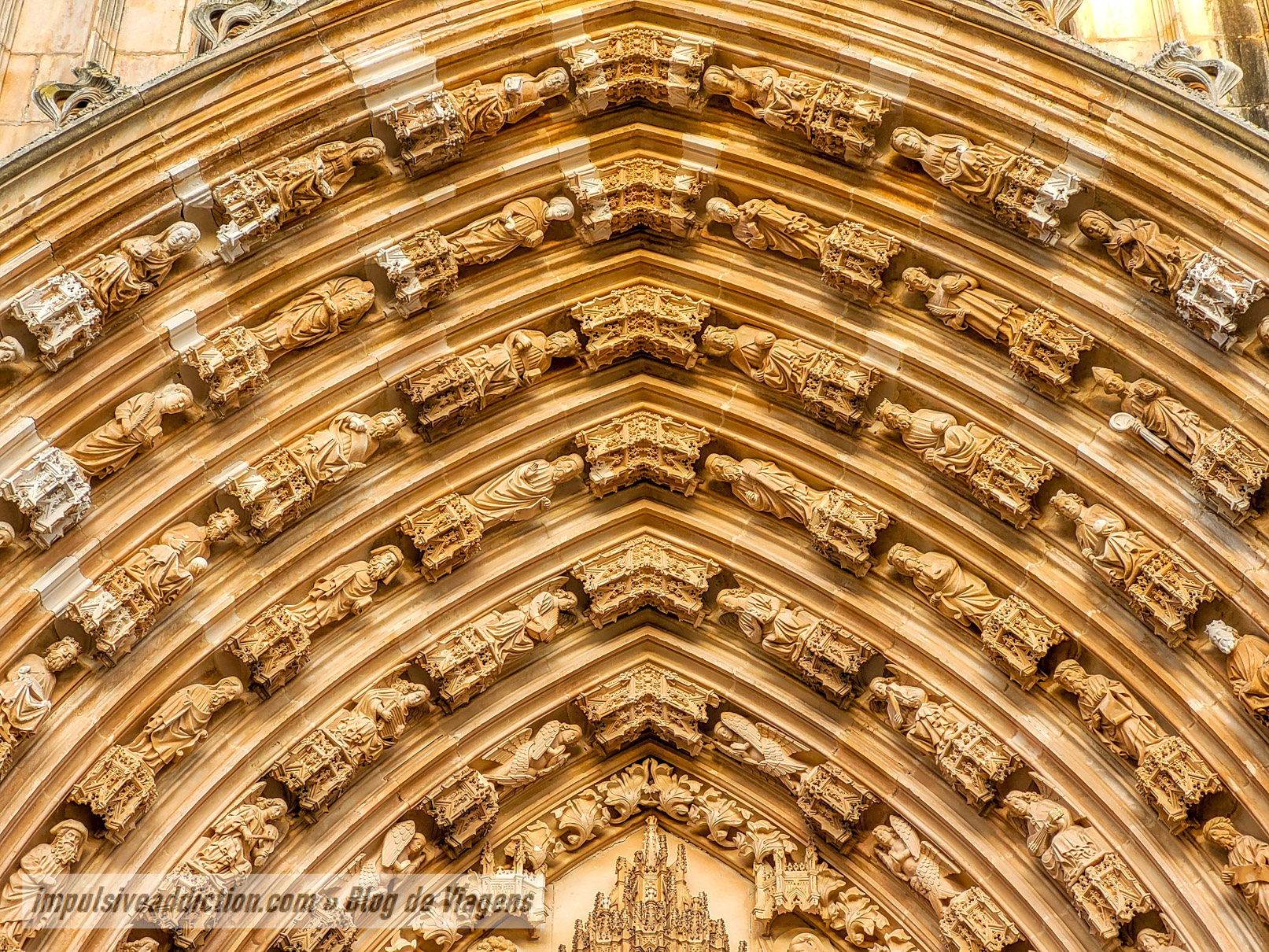 Details of the Main Portico of the Monastery of Batalha