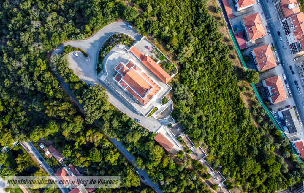 Imagem aérea do Santuário de Nossa Senhora da Encarnação