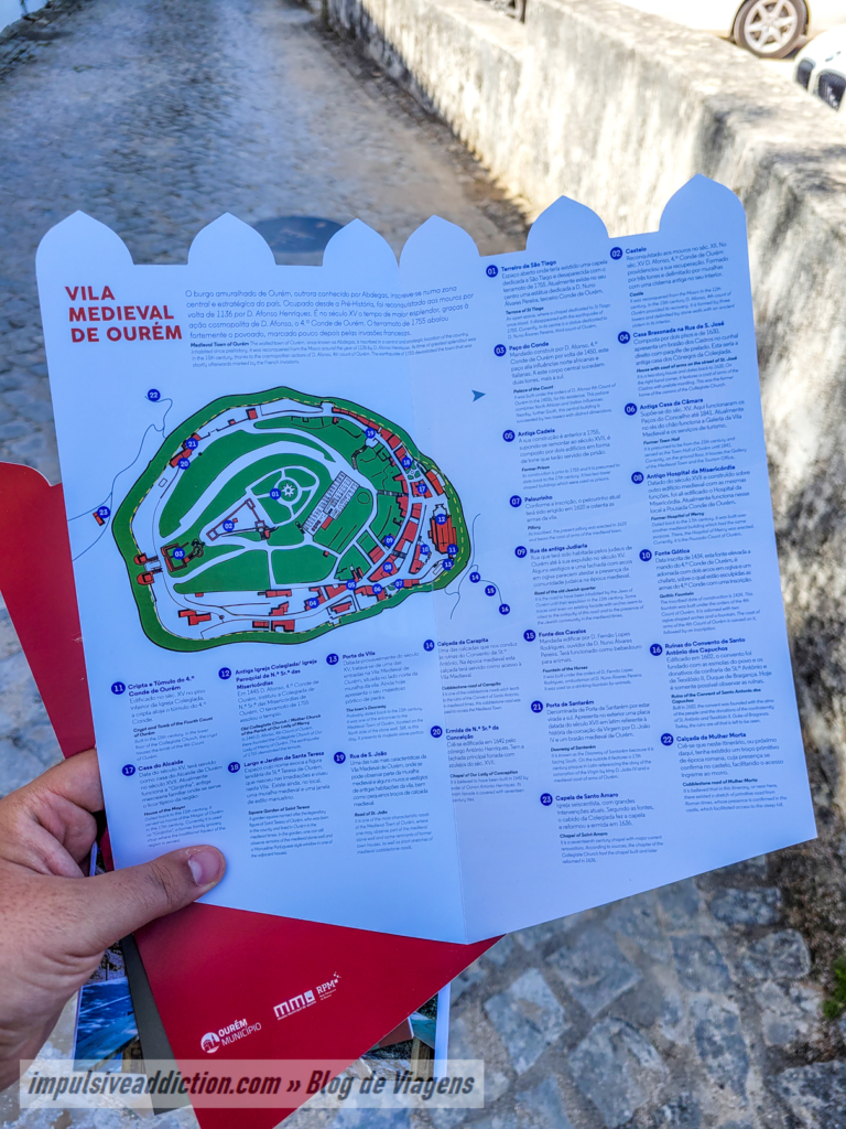 Tourist Brochure of the Medieval Town of Ourém