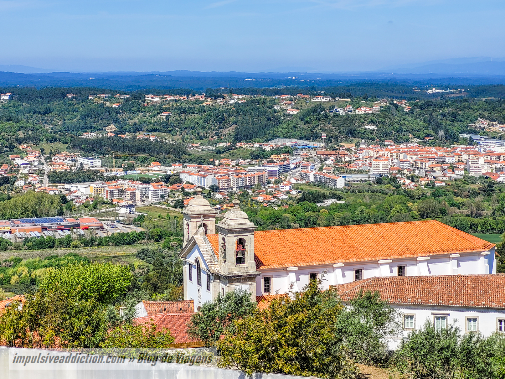 Vista para a cidade de Ourém