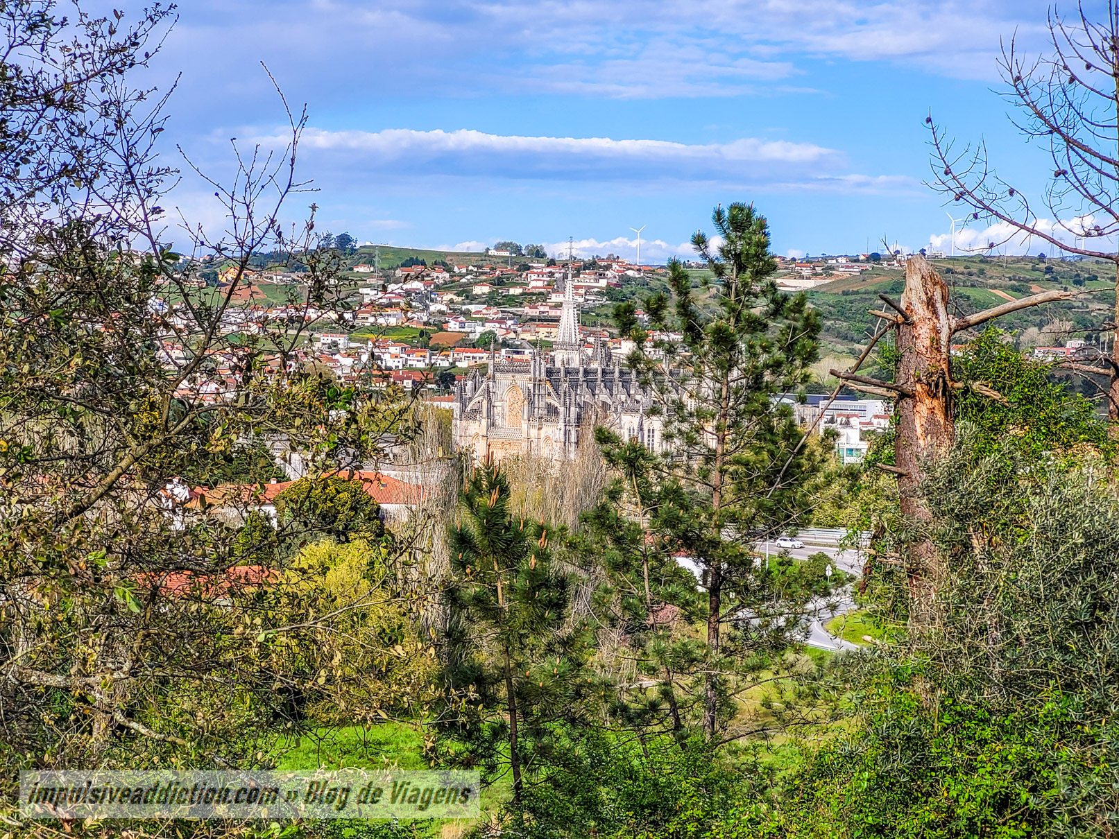 View of the Batalha Monastery from the 1st position