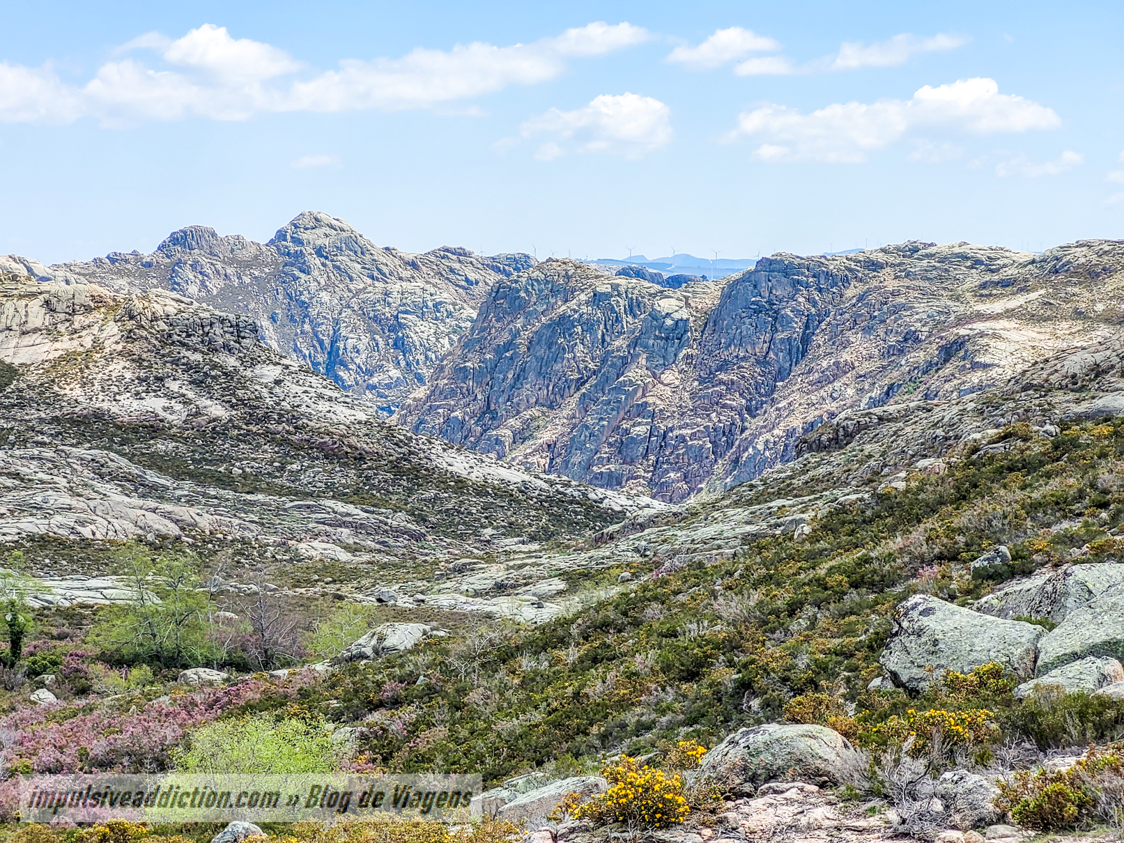 Formações rochosas notáveis nesta área do Gerês
