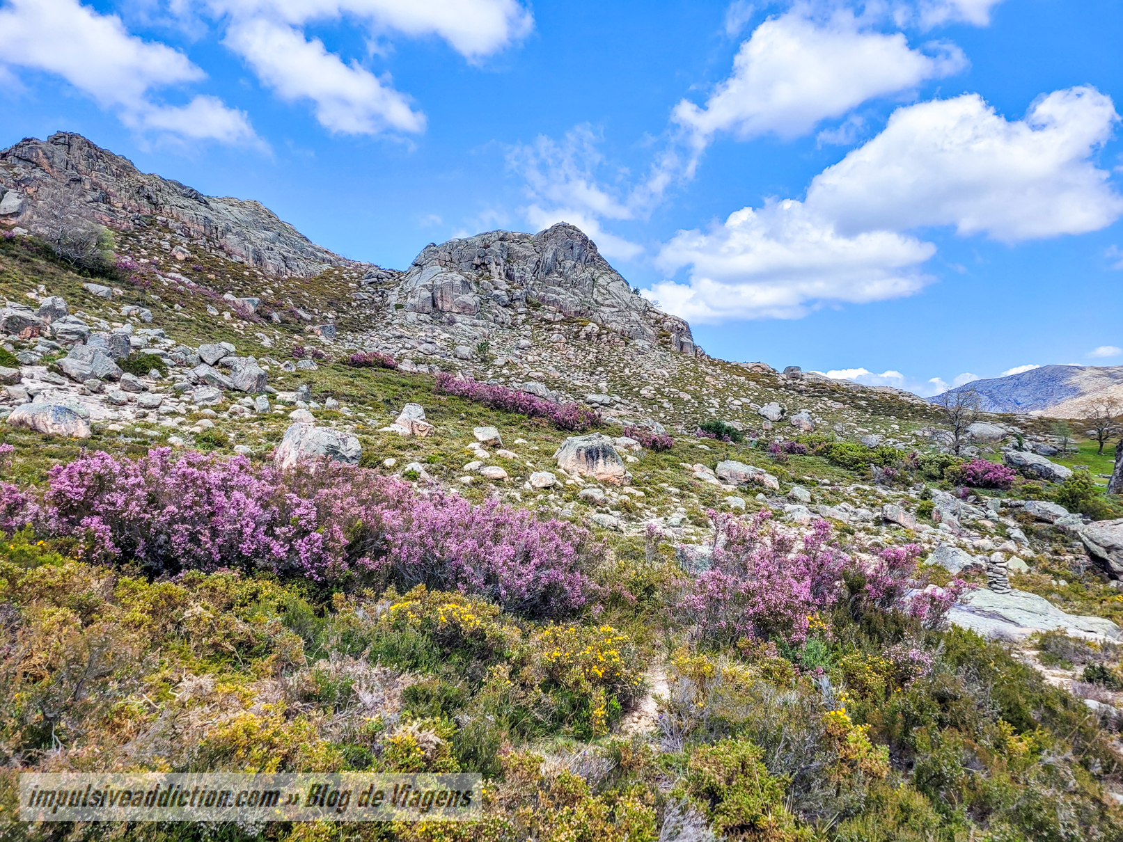 Formações rochosas notáveis nesta área do Gerês
