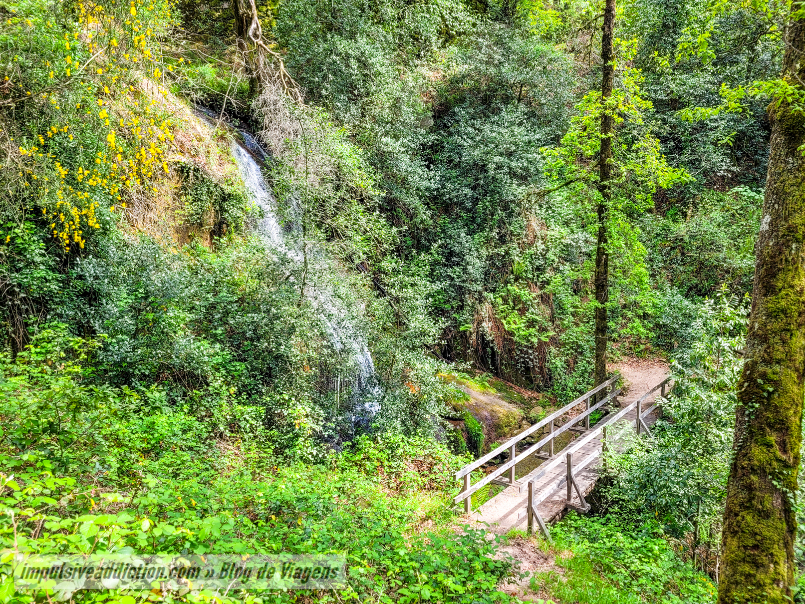 Chegada à Cascata da Laja