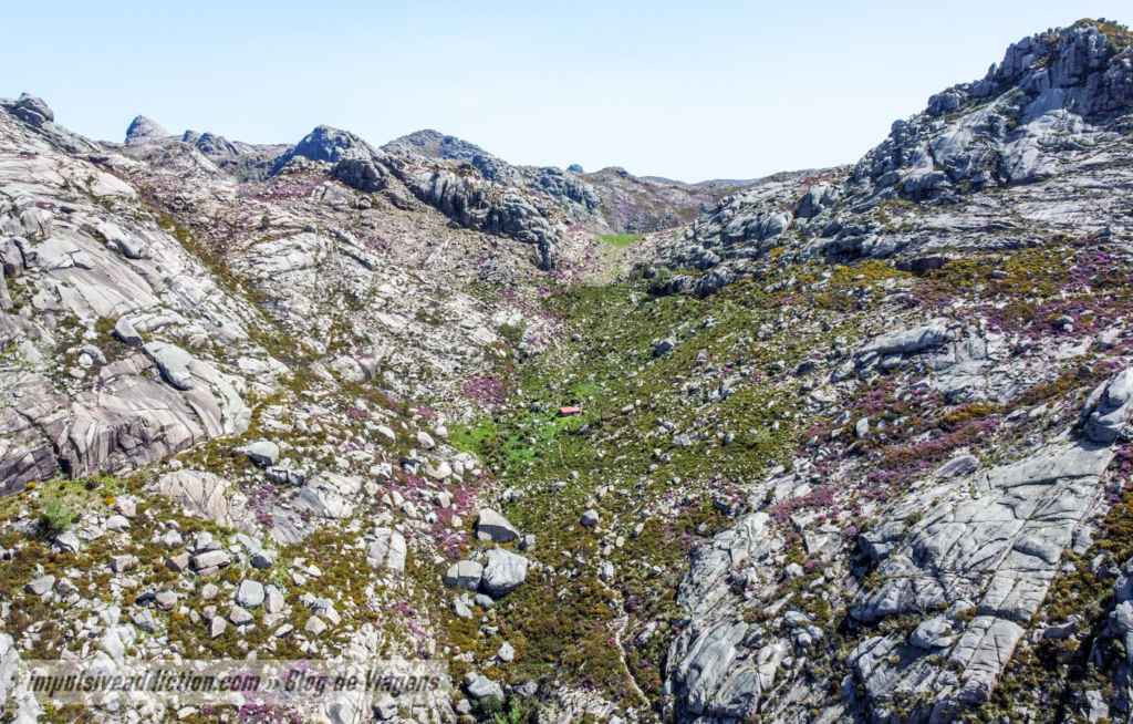 Curral da Arrocela, no topo do vale do rio Arado