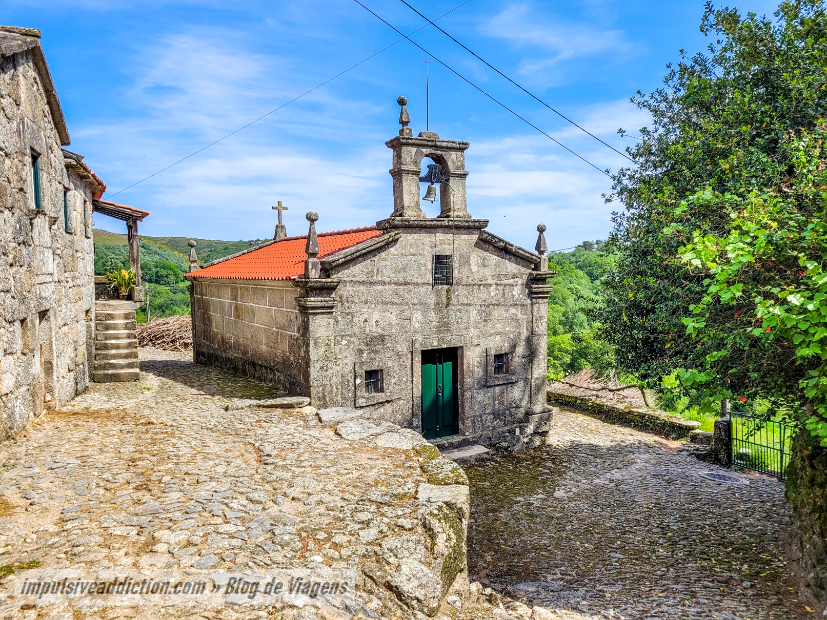 Igreja de Cutelo ao visitar Terras de Bouro