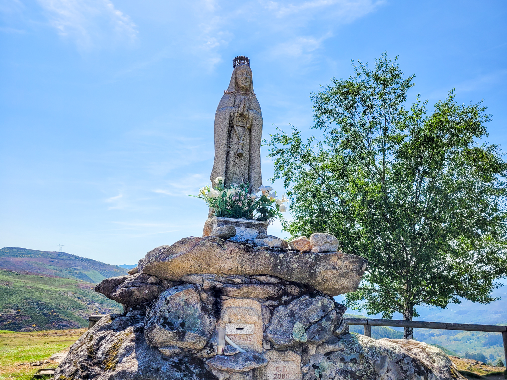 Imagem junto do Miradouro da Ermida