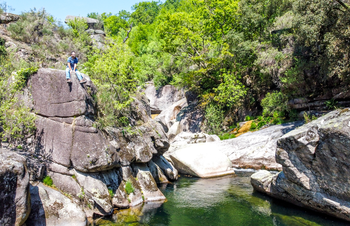 Lagoa dos Druidas, no rio da Peneda