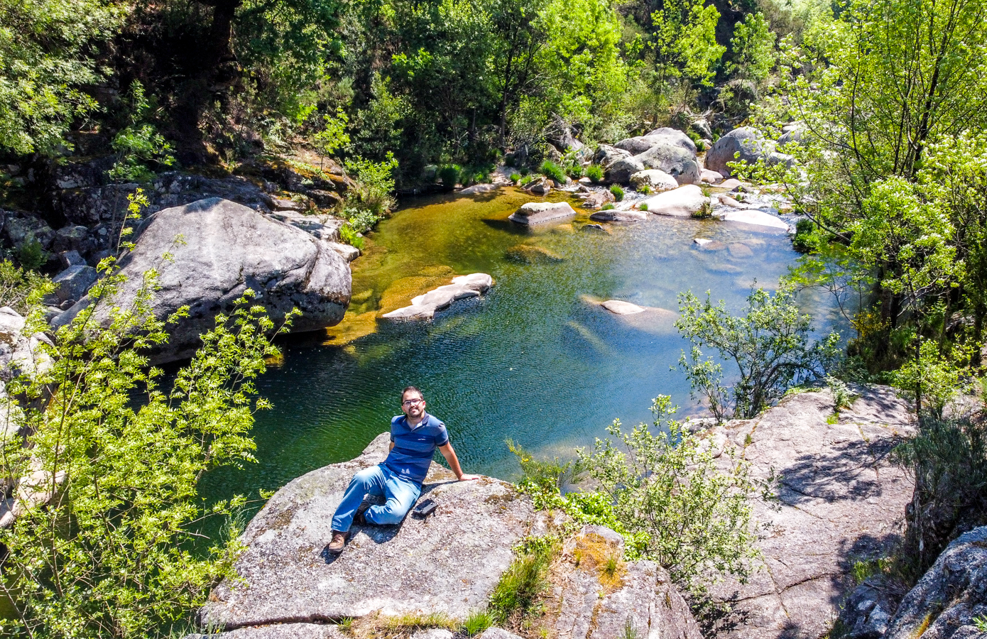Lagoa dos Druidas, no rio da Peneda