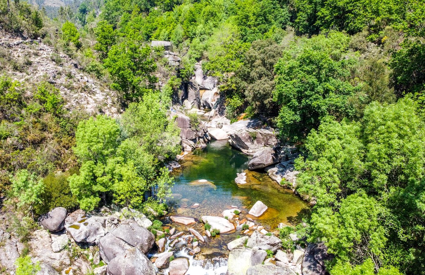 Lagoa dos Druidas, no rio da Peneda