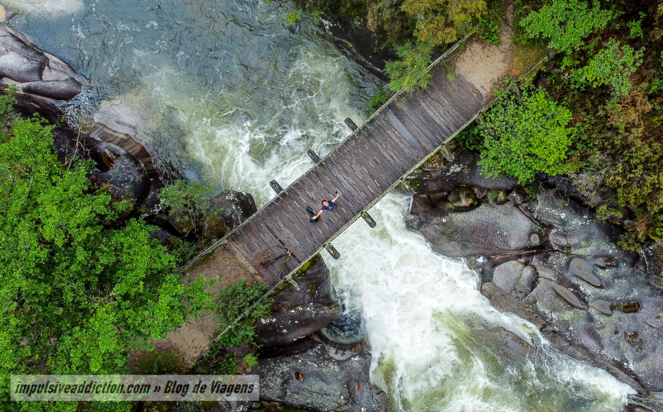 Ponte de Palheiros ao visitar a Mata de Albergaria