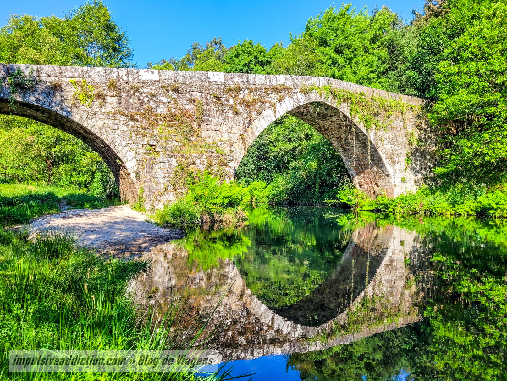Ponte Medieval de Vilela (fim da 1ª Etapa da Ecovia do Vez)