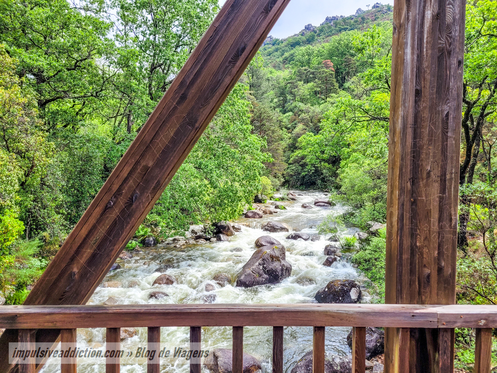 Ponte de São Miguel ao visitar a Mata de Albergaria