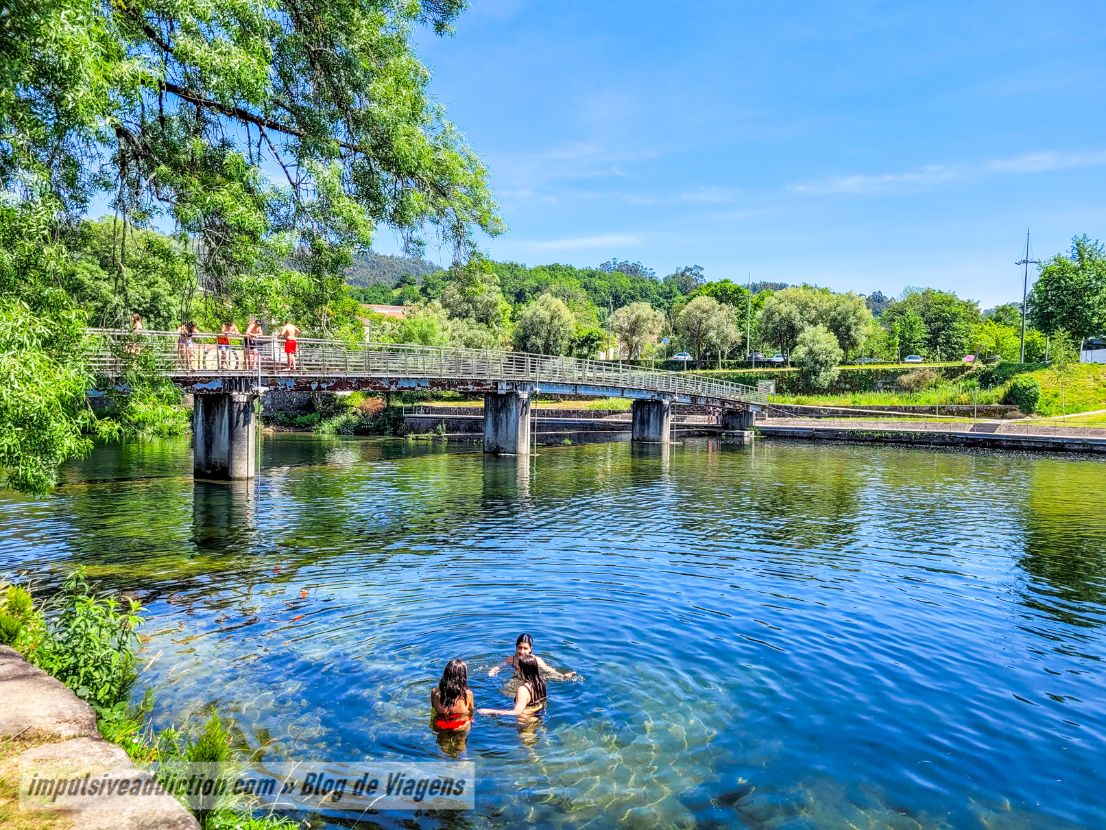 Valeta River Beach in Arcos de Valdevez