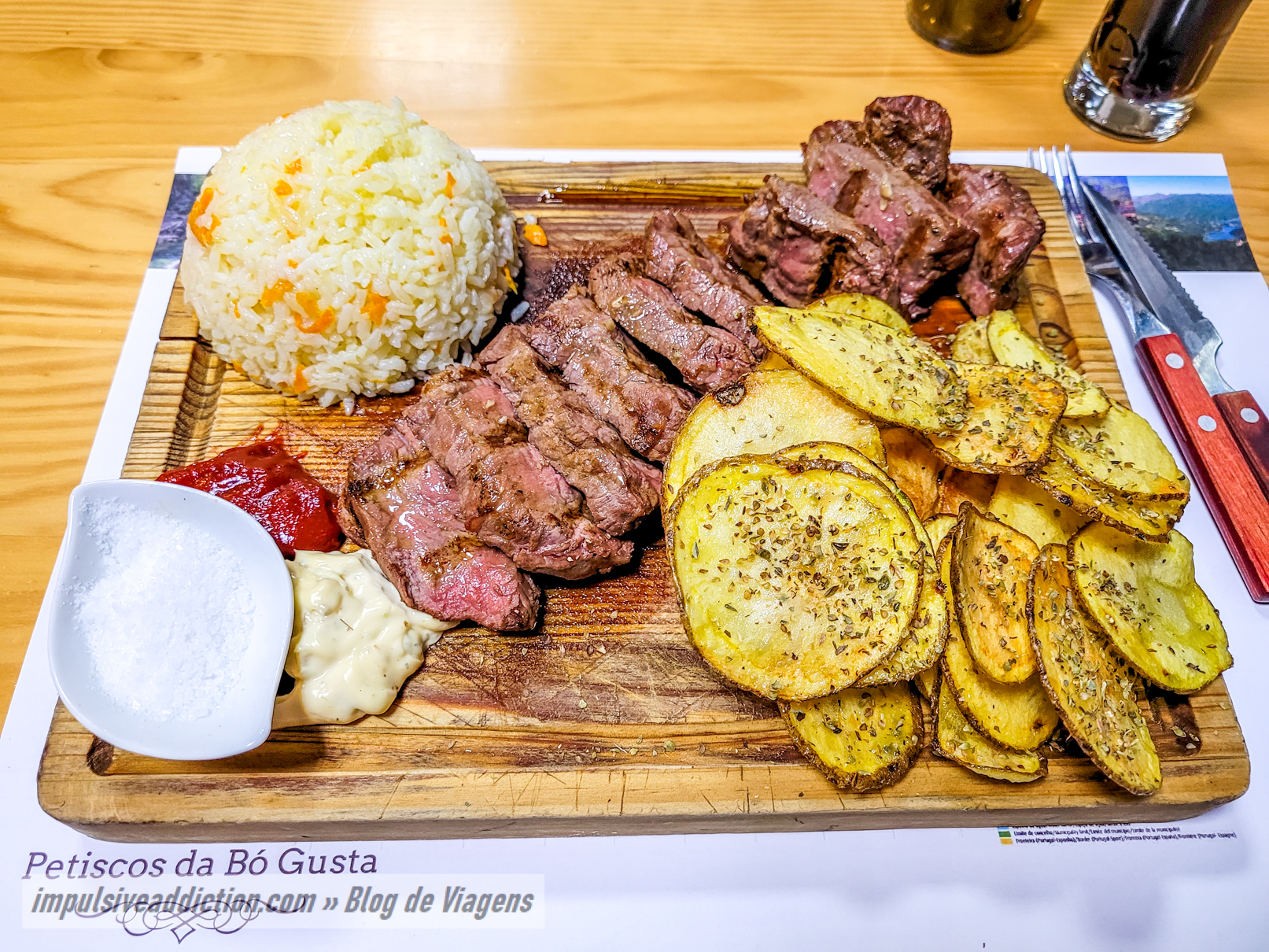 Meal at Petiscos da Bó Gusta - Vila do Gerês