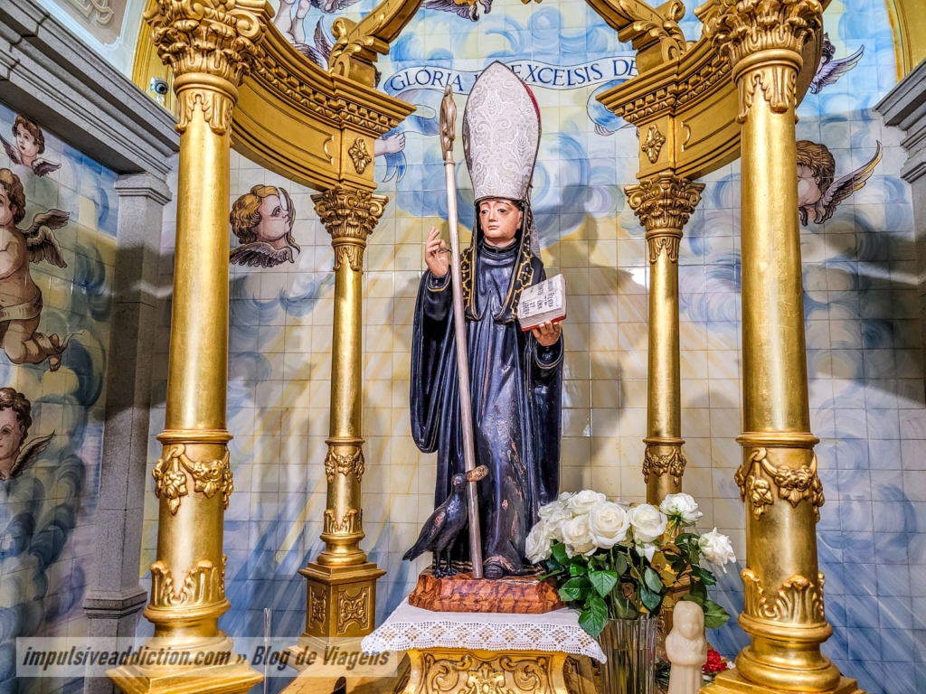 Imagem de São Bentinho, no interior do Santuário