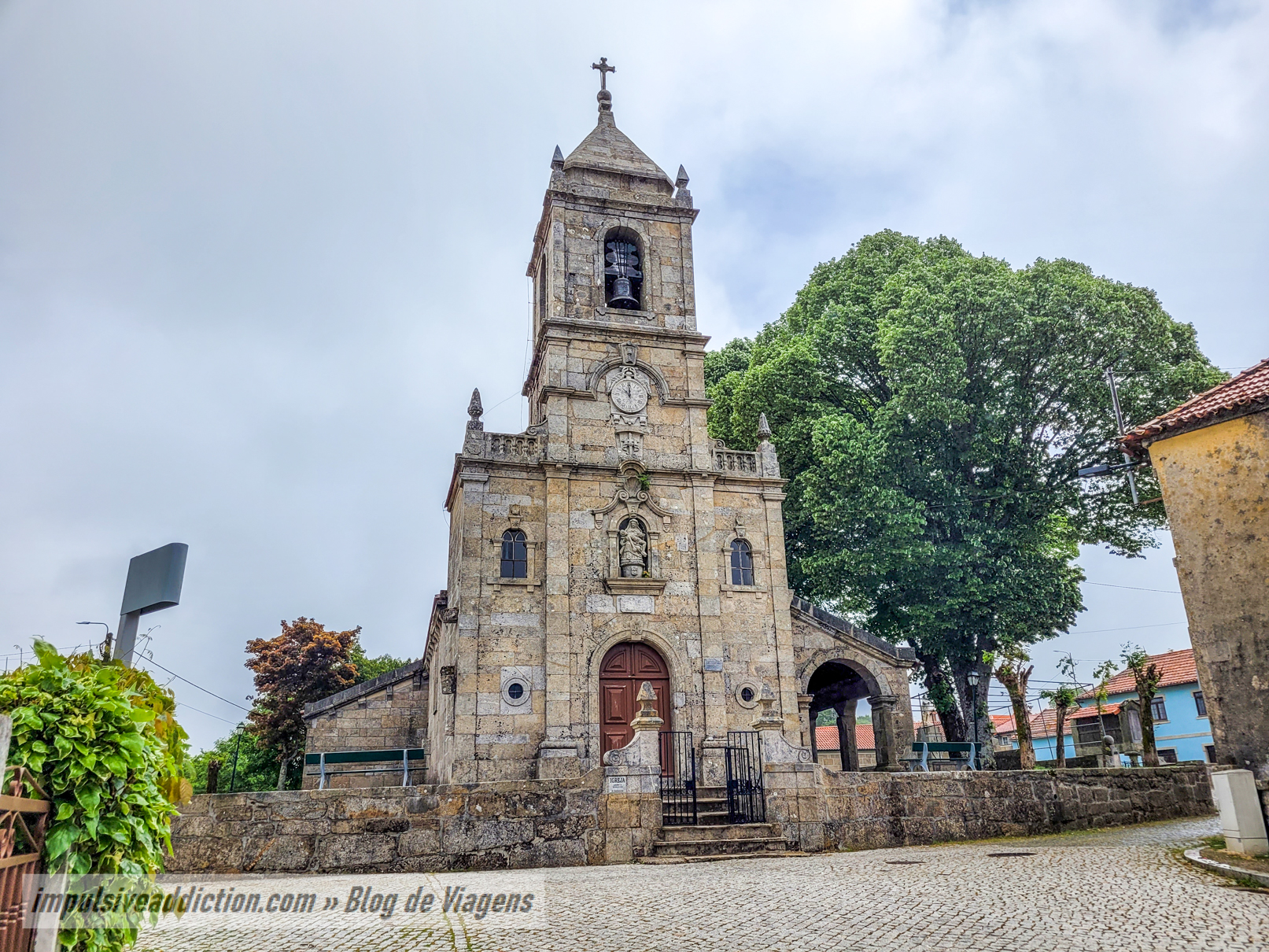Igreja de Salto ao visitar Montalegre