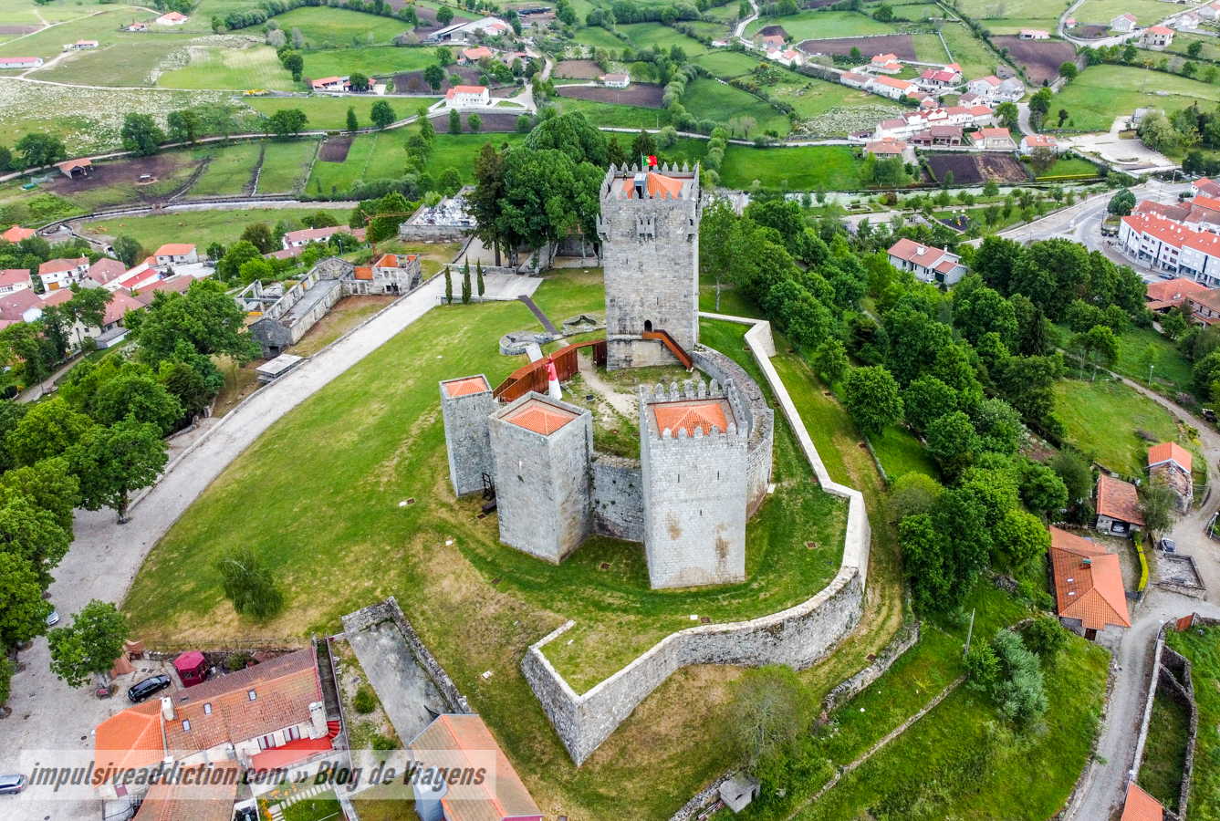Castelo de Montalegre - imagem aérea