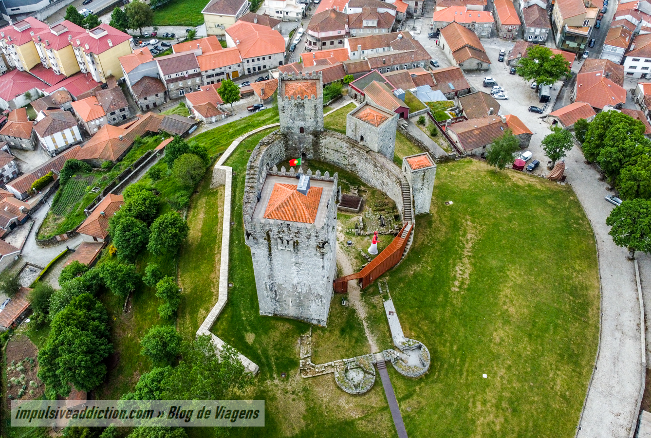 Castelo de Montalegre - imagem aérea