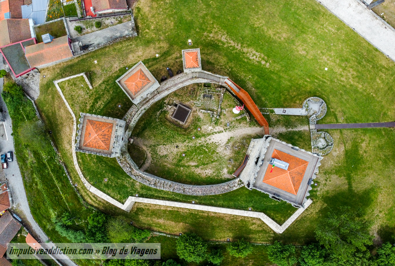 Castelo de Montalegre - imagem aérea