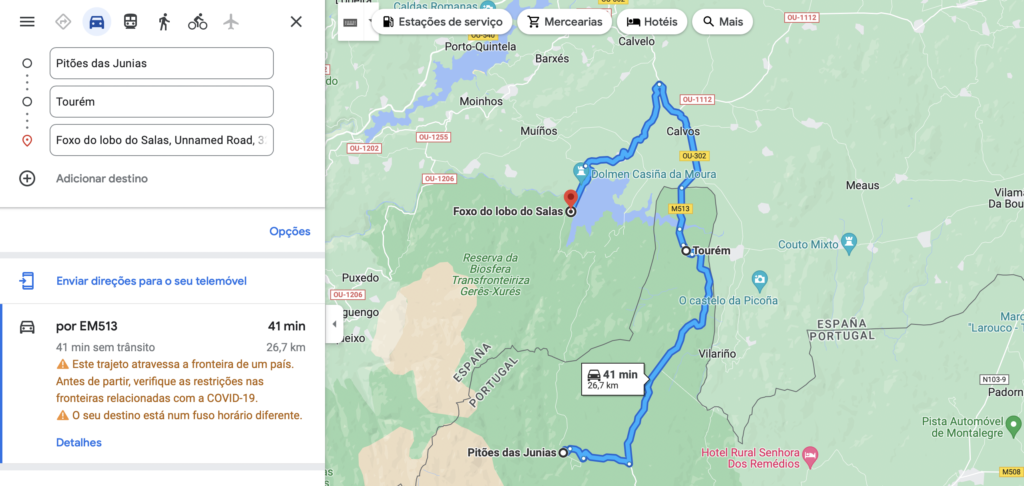 Itinerário do 7º dia | Roteiro Gerês 7 dias