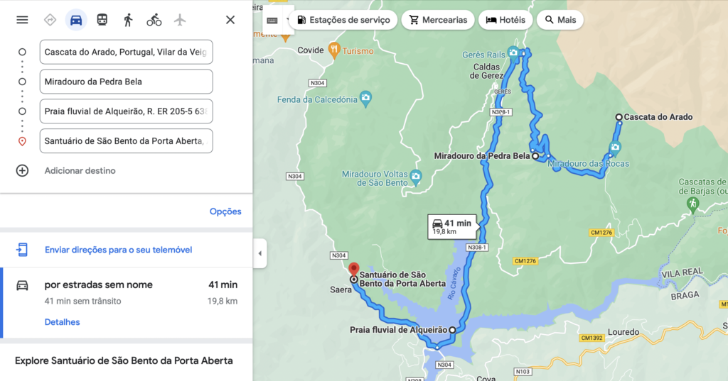 Itinerário do 4º dia | Roteiro Gerês 7 dias