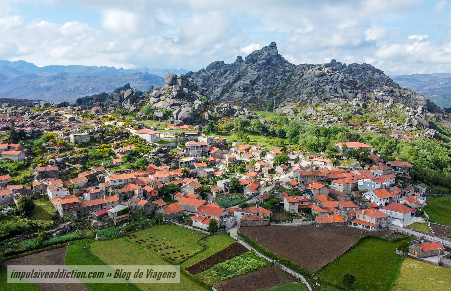 Aldeia de Ponteira - imagem aérea
