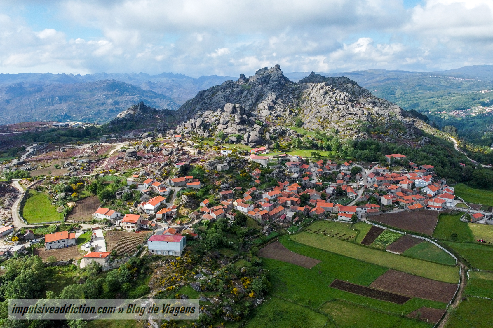 Aldeia de Ponteira - imagem aérea